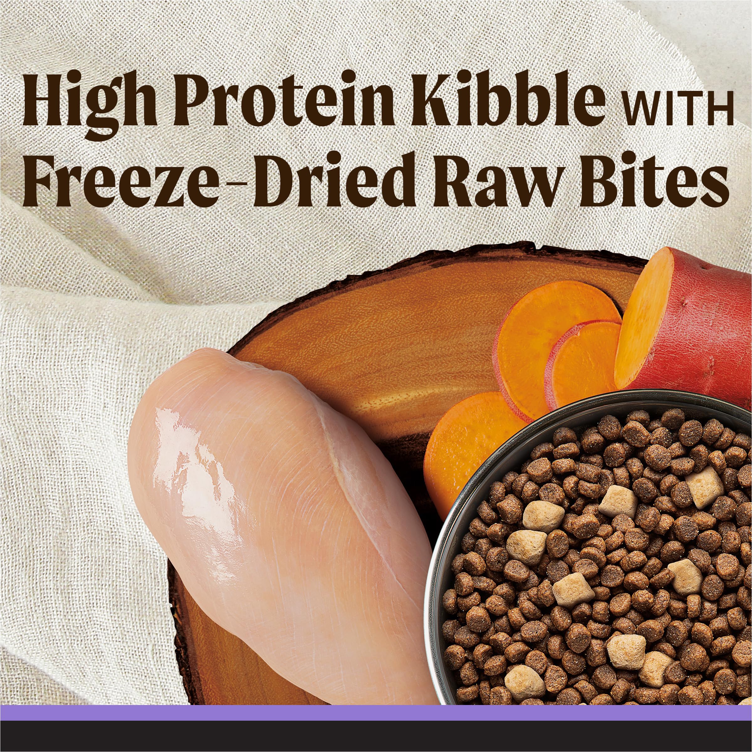 Merrick Backcountry Grain Free Dry Puppy Dog Food, Kibble with Freeze Dried Raw Pieces, Chicken Recipe - 20.0 lb. Bag - Image 6