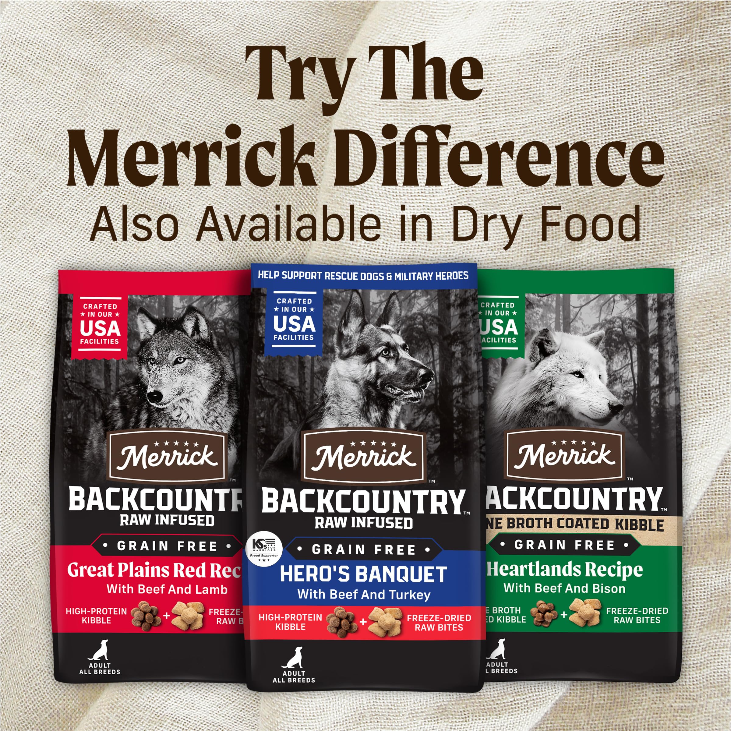 Merrick Backcountry Grain Free Premium Canned Dog Food, Soft And Healthy Wet Recipe, Real Chicken Dinner - (Pack of 12) 12.7 oz. Cans - Image 9