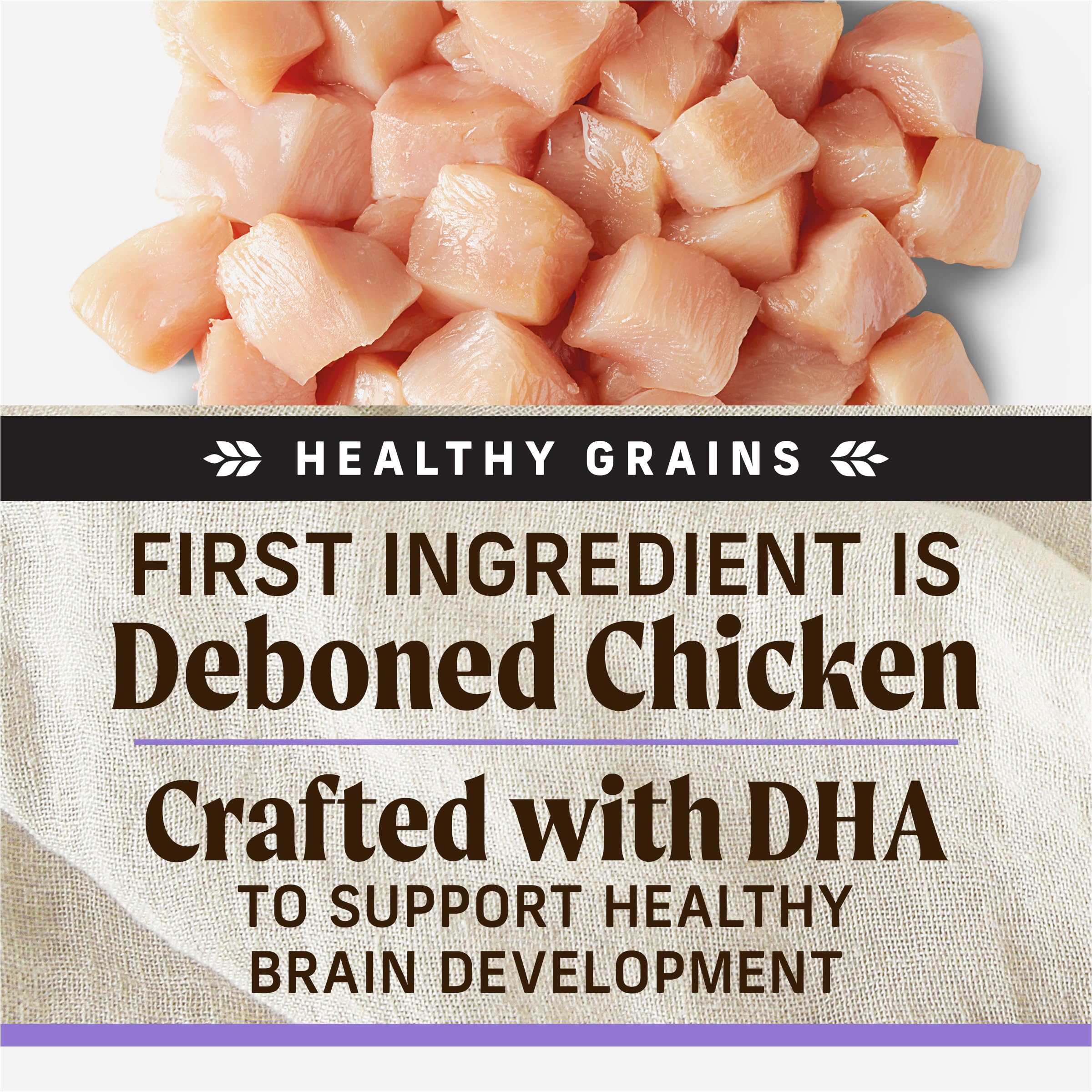 Merrick Backcountry Healthy Grains Premium Dry Puppy Food, Kibble with Freeze Dried Raw Pieces, Chicken - 10.0 lb. Bag - Image 8