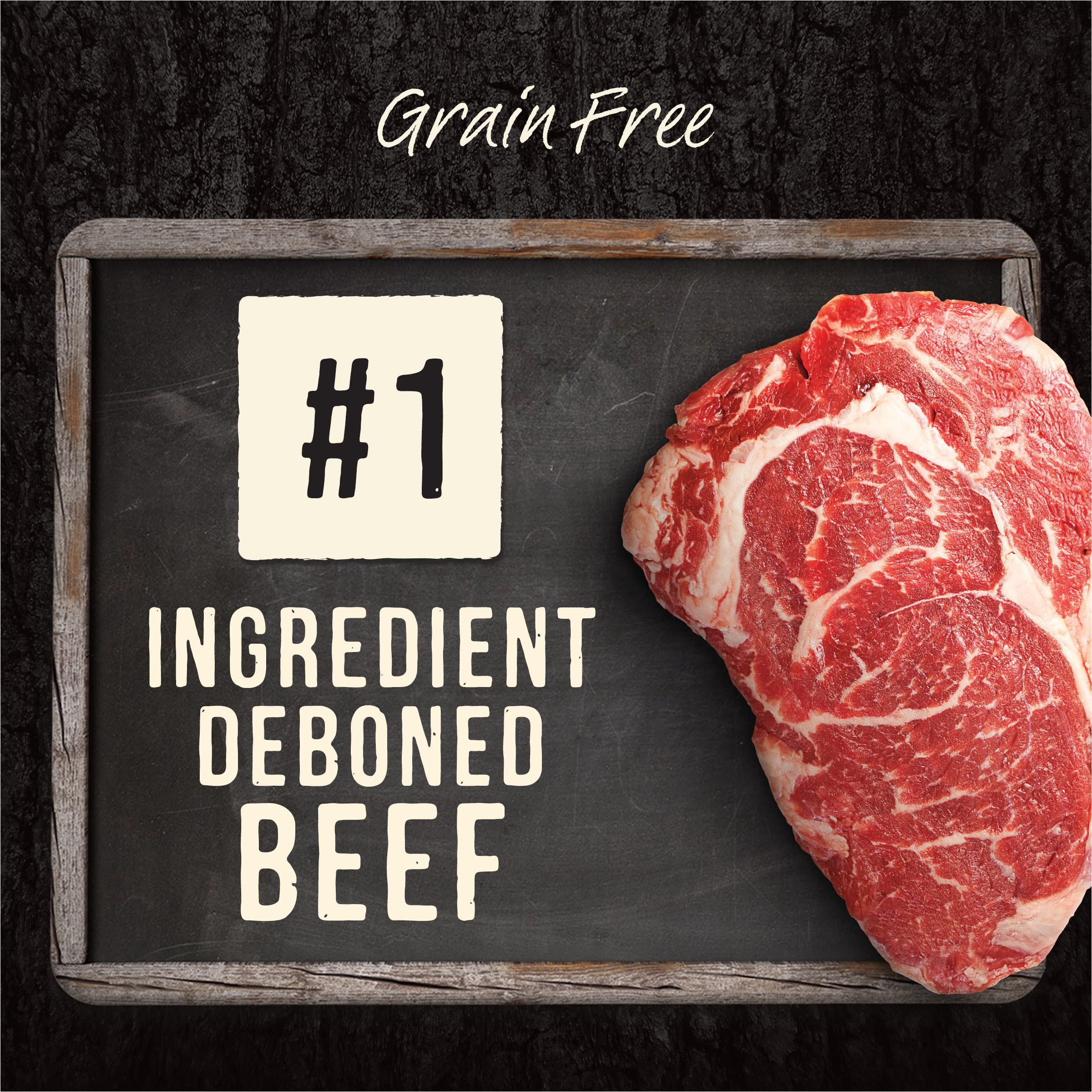 Merrick Backcountry Raw Infused Grain Free Dog Food, Great Plains Red Recipe, Freeze Dried Dog Food - 10 lb. Bag - Image 3