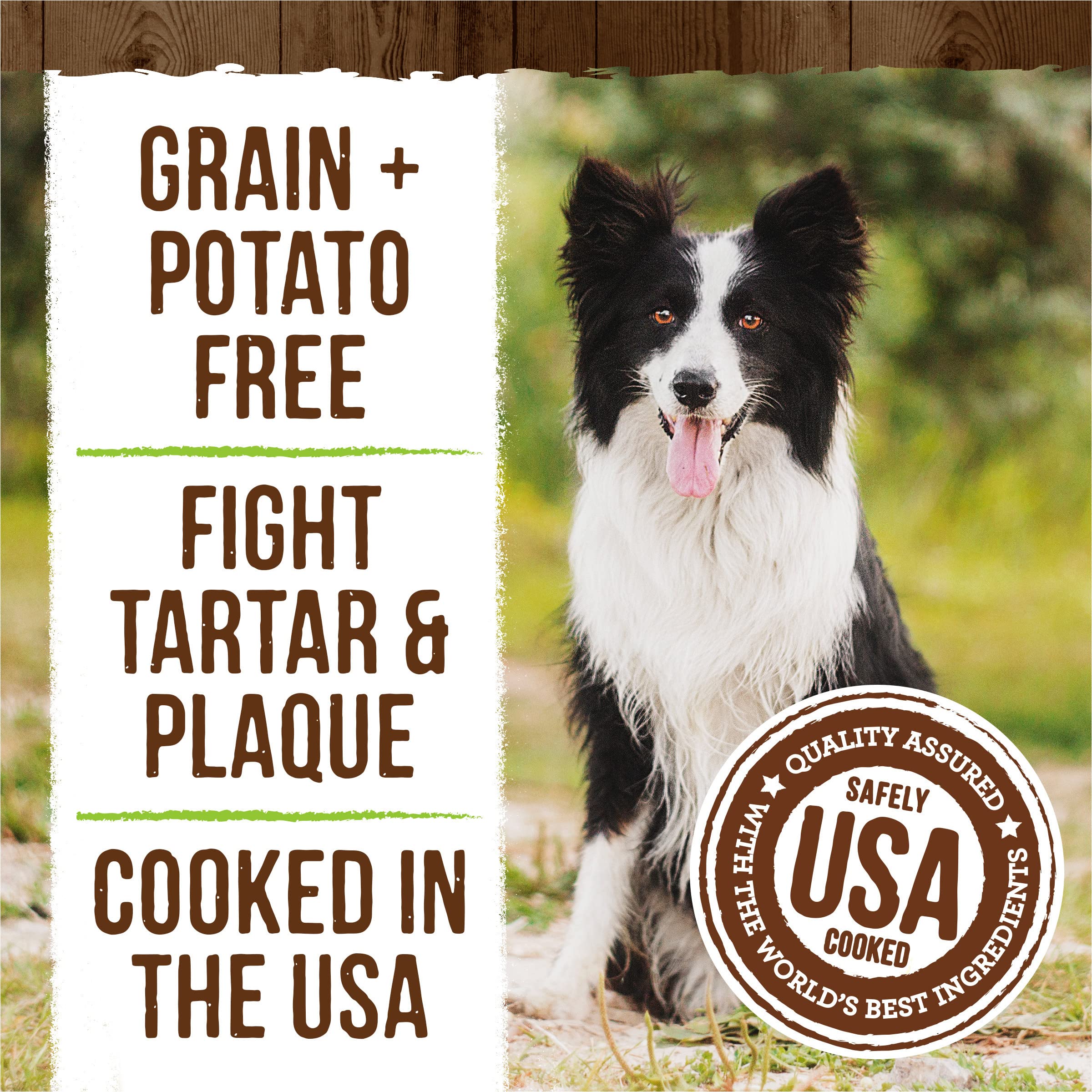 Merrick Fresh Kisses Dental Chews Infused with Coconut and Botanical Oils, Medium Dog Chews for Dogs 25-50 lbs, 1.88 lb Box - Image 6