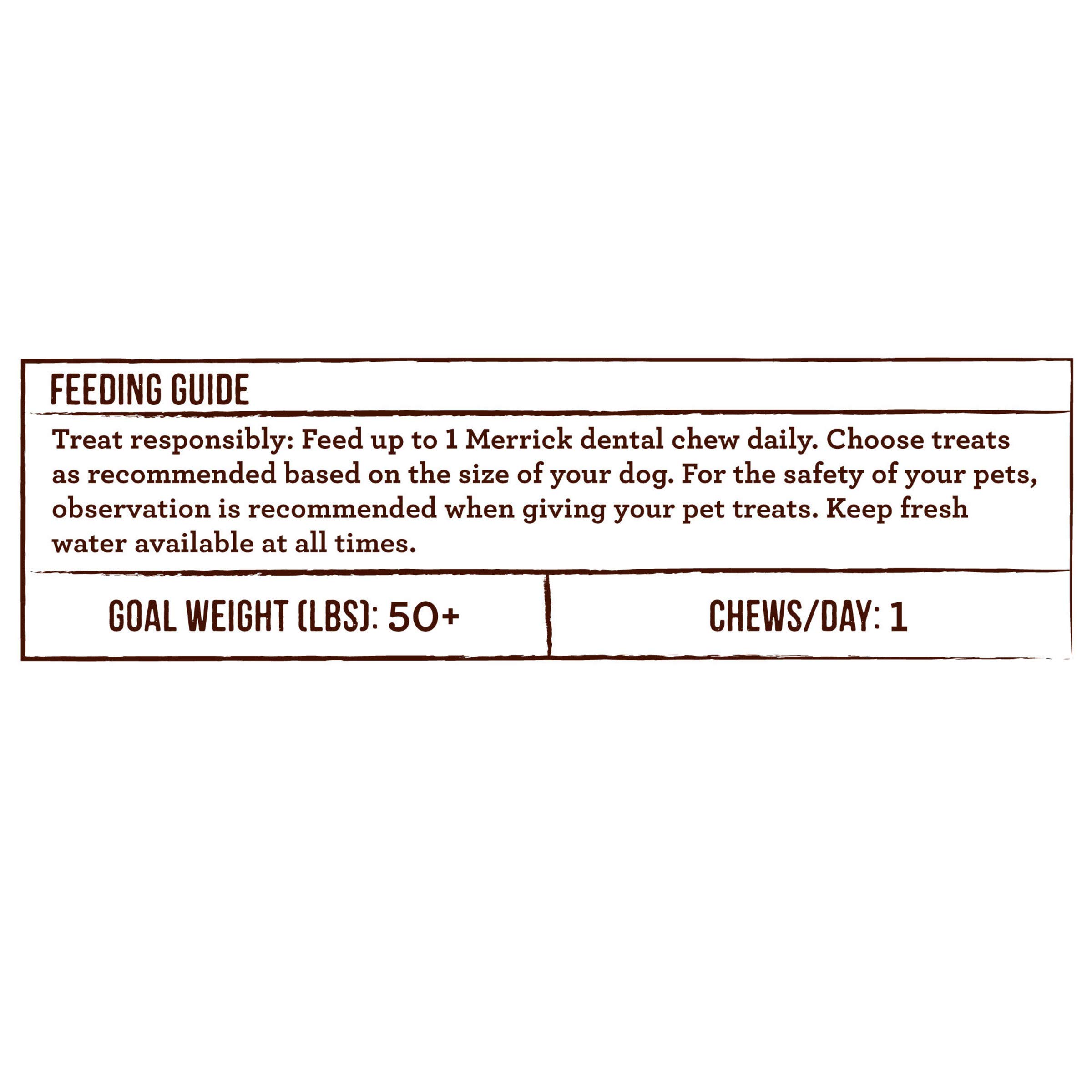 Merrick Fresh Kisses Natural Dental Chews Infused With Coconut And Botanical Oils For Large Dogs Over 50 Lbs - 22 ct. Box - Image 10