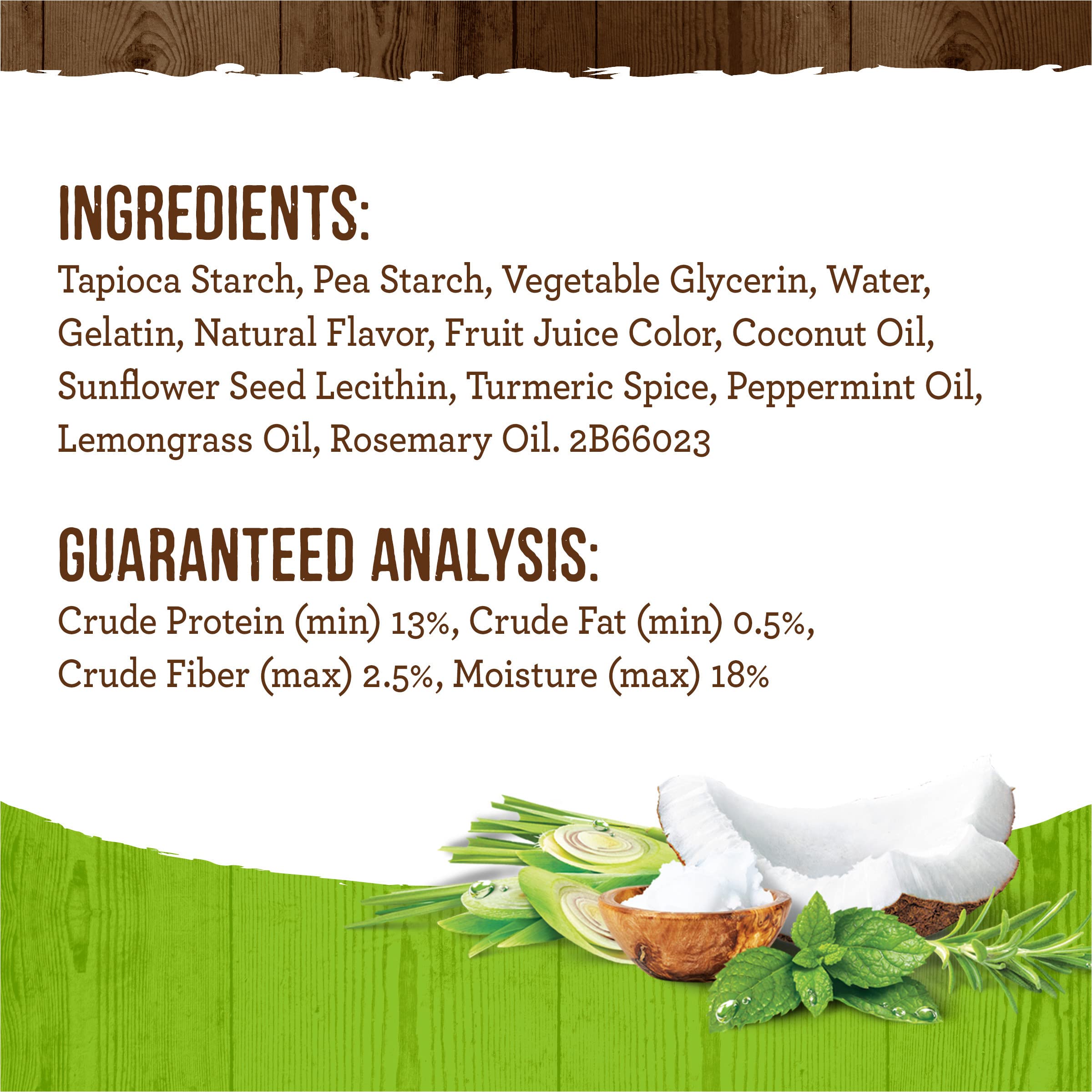 Merrick Fresh Kisses Natural Dental Chews Infused With Coconut And Botanical Oils For Large Dogs Over 50 Lbs - 22 ct. Box - Image 4