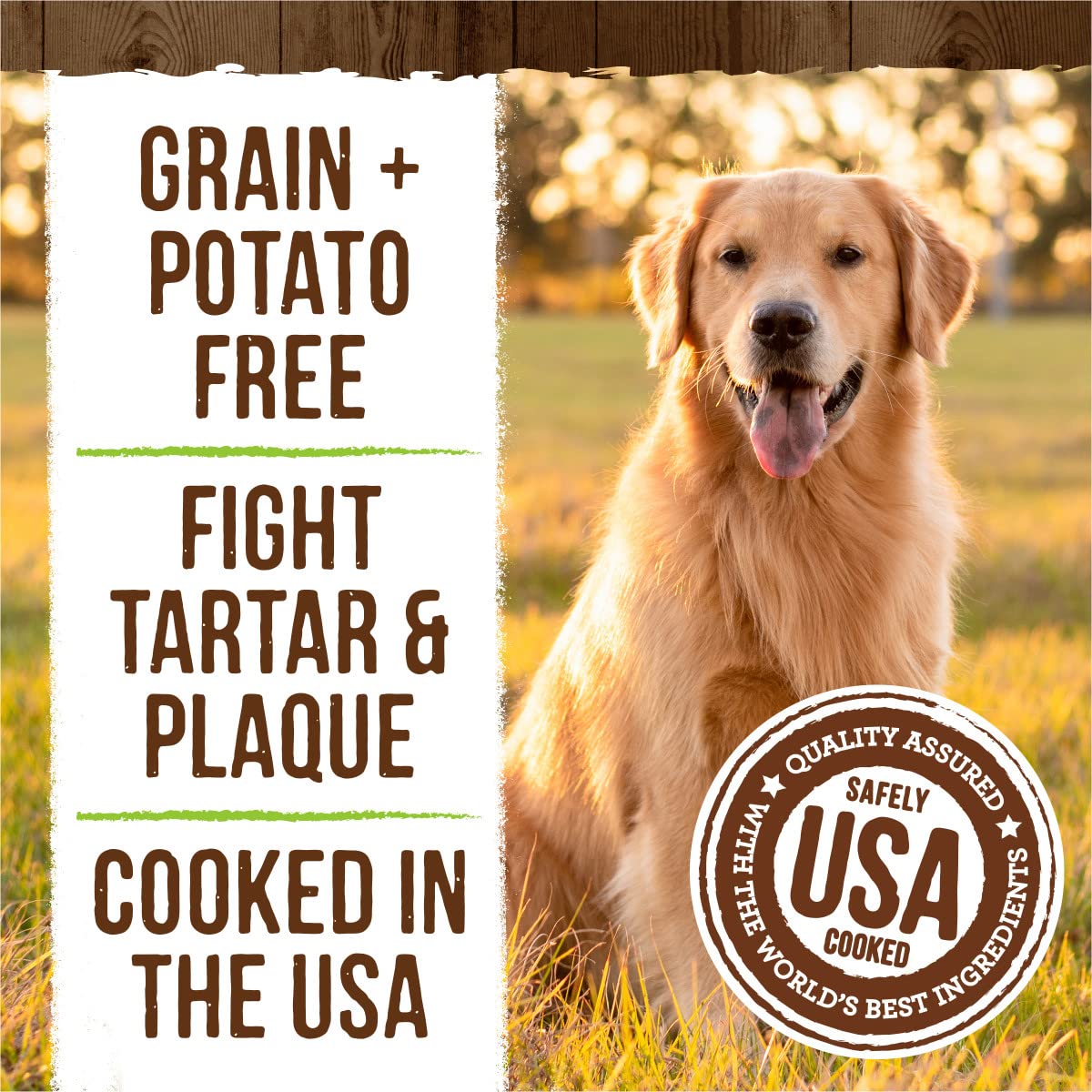 Merrick Fresh Kisses Natural Dental Chews Infused With Coconut And Botanical Oils For Large Dogs Over 50 Lbs - 22 ct. Box - Image 6