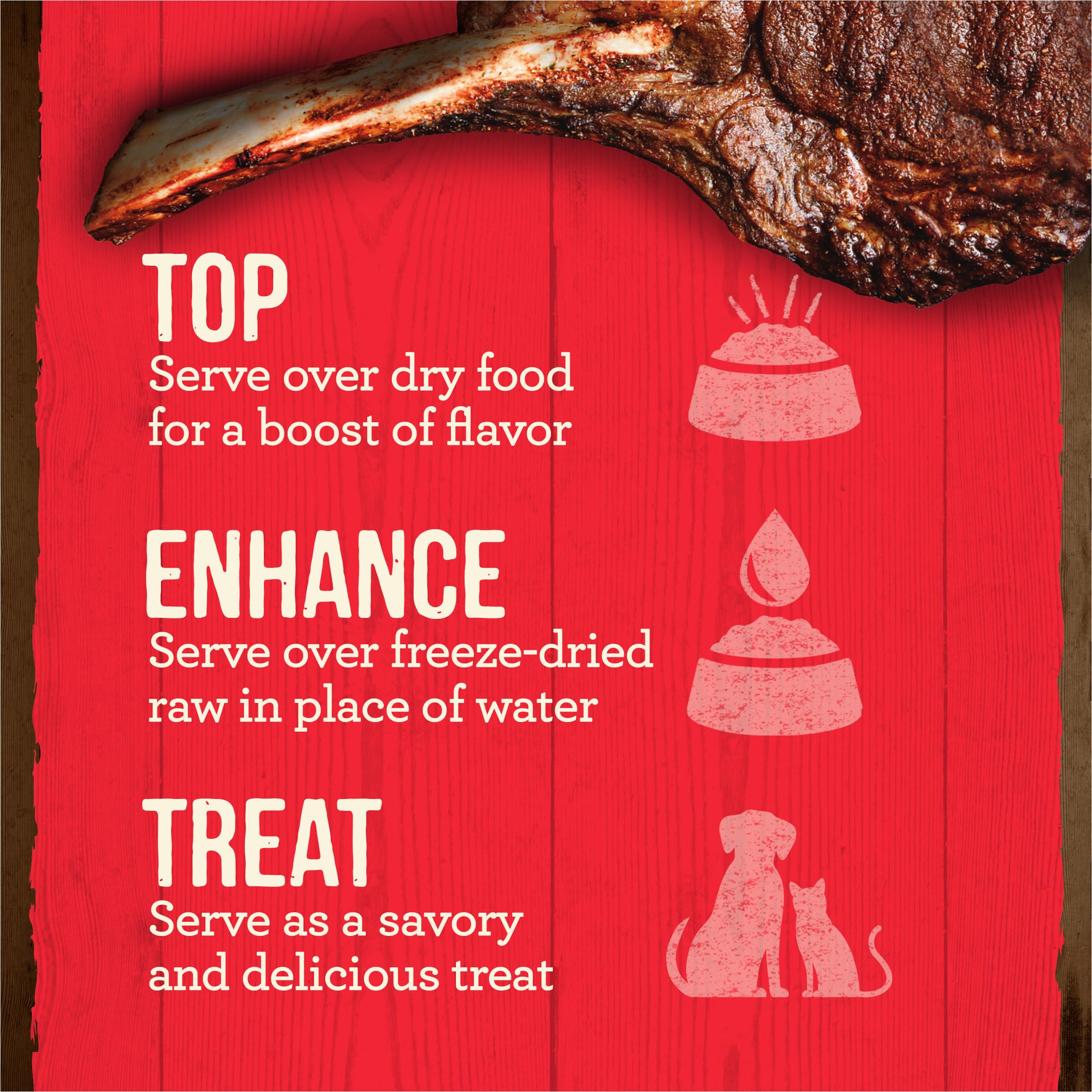 Merrick Grain Free Beef Bone Broth Dog and Cat Food Topper, Premium Grain-Free Complement, 16 oz. Pouch - Image 6