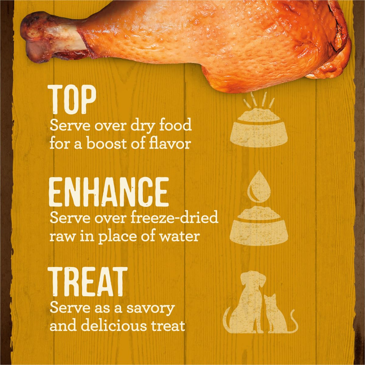 Merrick Grain Free Bone Broth, Premium Human Grade And Gluten Free Dog And Cat Food Topper Pouches, Chicken - 16 oz. Pouch - Image 6