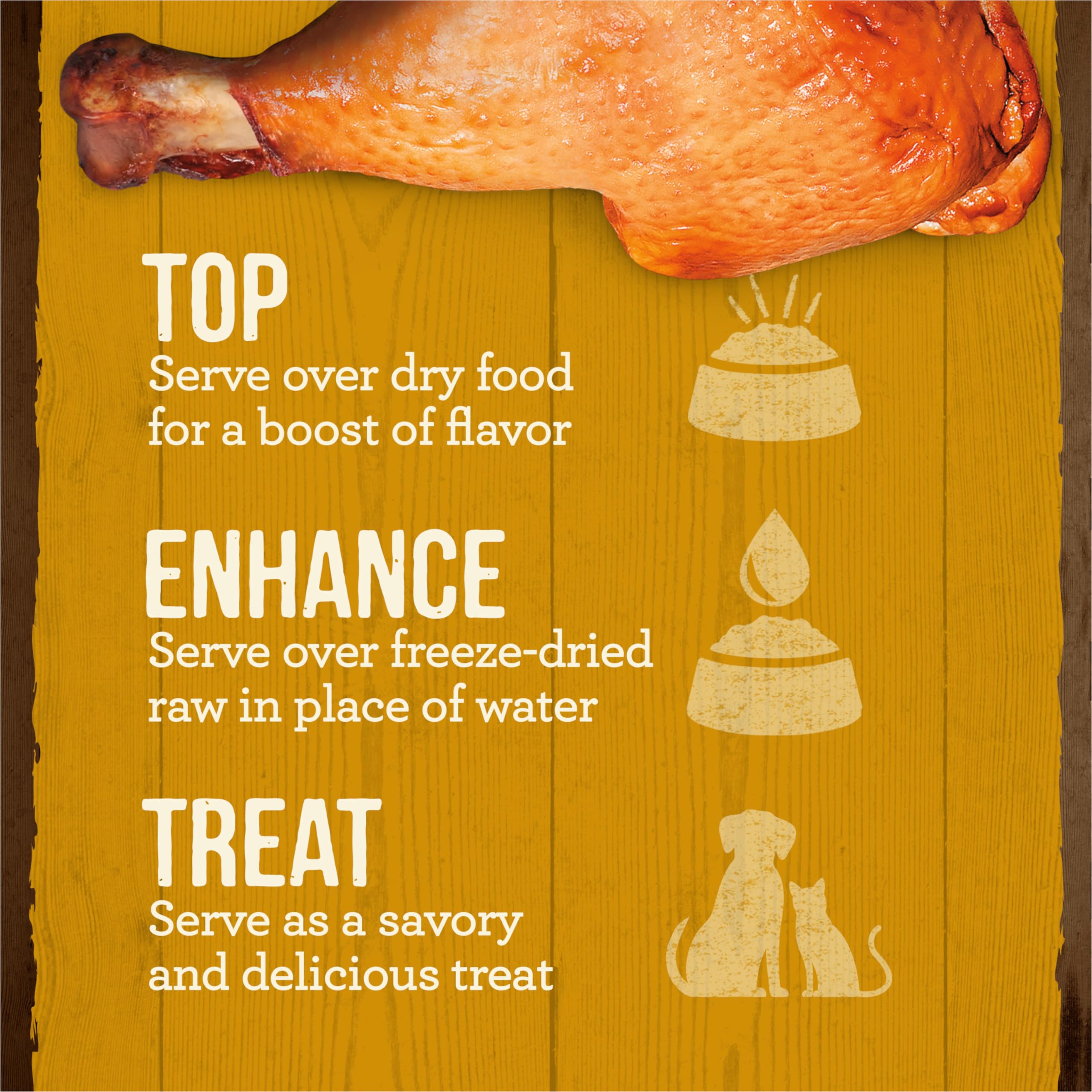 Merrick Grain Free Bone Broth, Premium Human Grade And Gluten Free Dog And Cat Food Topper Pouches, Chicken - 7 oz. Pouch - Image 6