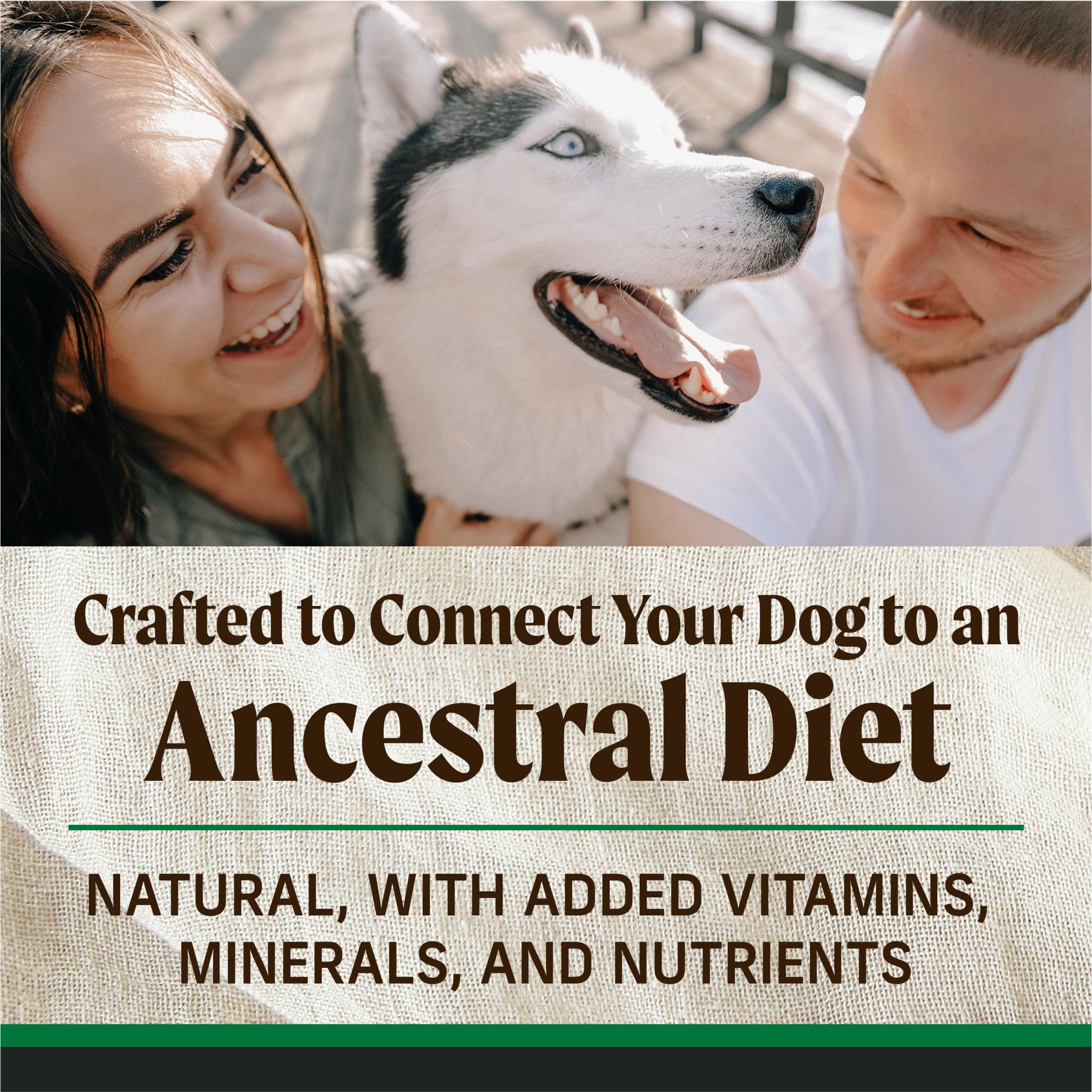 Merrick Grain Free Dry Dog Food Backcountry Bone Broth Coated Kibble Heartlands Recipe with Beef and Bison - 18.5 lb. Bag - Image 4