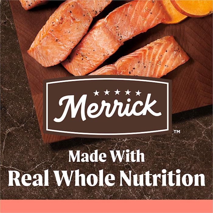 Merrick Grain Free Salmon + Sweet Potato Recipe Dry Dog Food, 4 lbs. - Image 6
