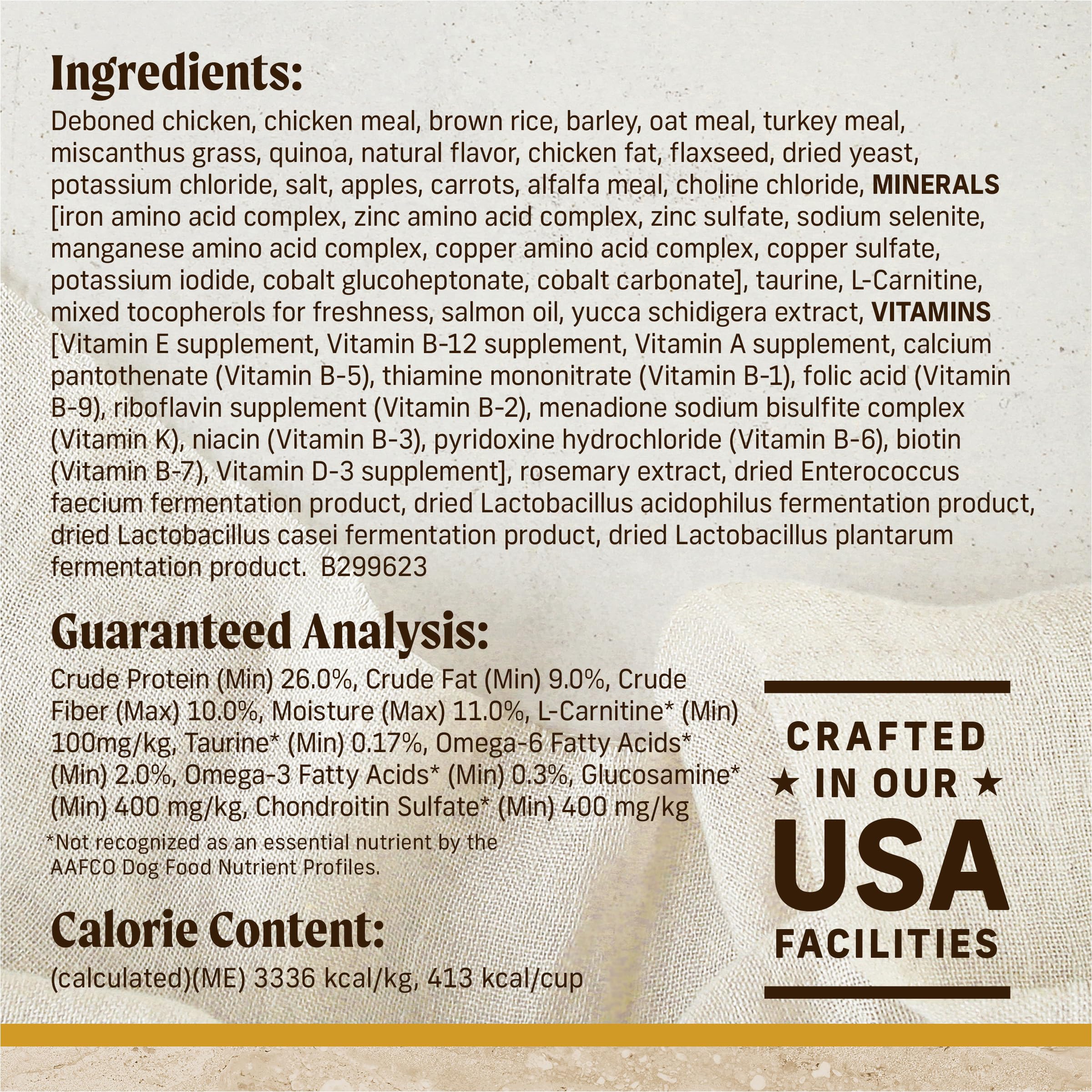 Merrick Healthy Grains Premium Adult Dry Dog Food, Wholesome And Natural Kibble With Chicken And Brown Rice - 25.0 lb. Bag - Image 5