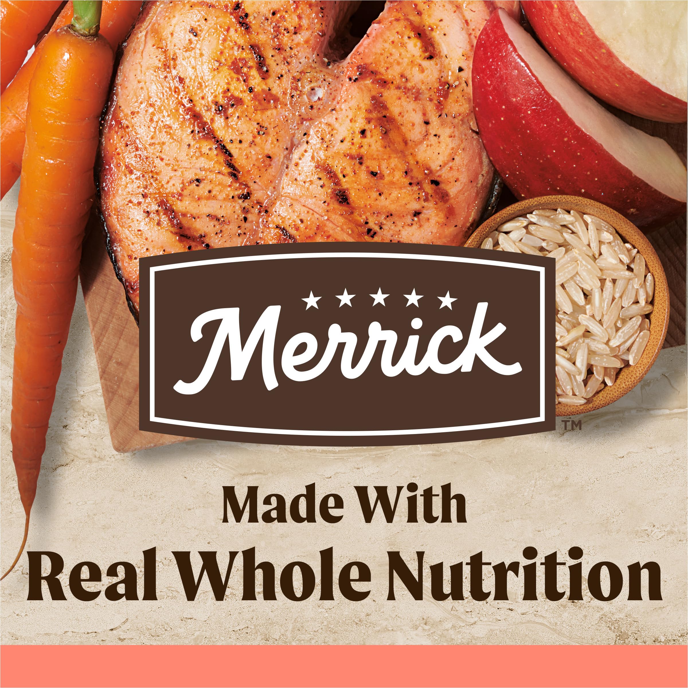 Merrick Healthy Grains Premium Adult Dry Dog Food, Wholesome And Natural Kibble With Salmon And Brown Rice - 4.0 lb. Bag - Image 3