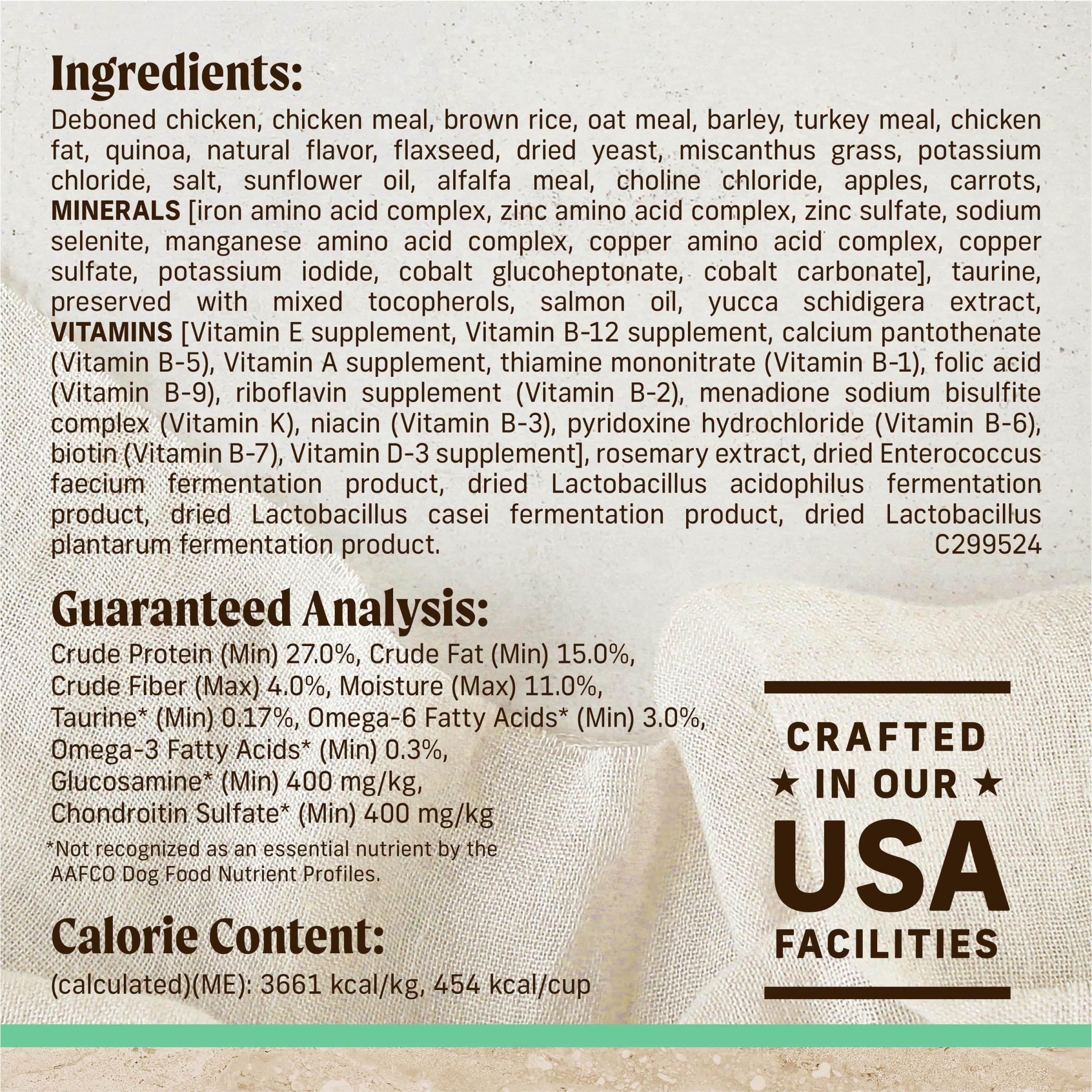 Merrick Healthy Grains Premium Dry Dog Food, Wholesome and Natural Dry Chicken Kibble, Senior Recipe - 25.0 lb. Bag - Image 4