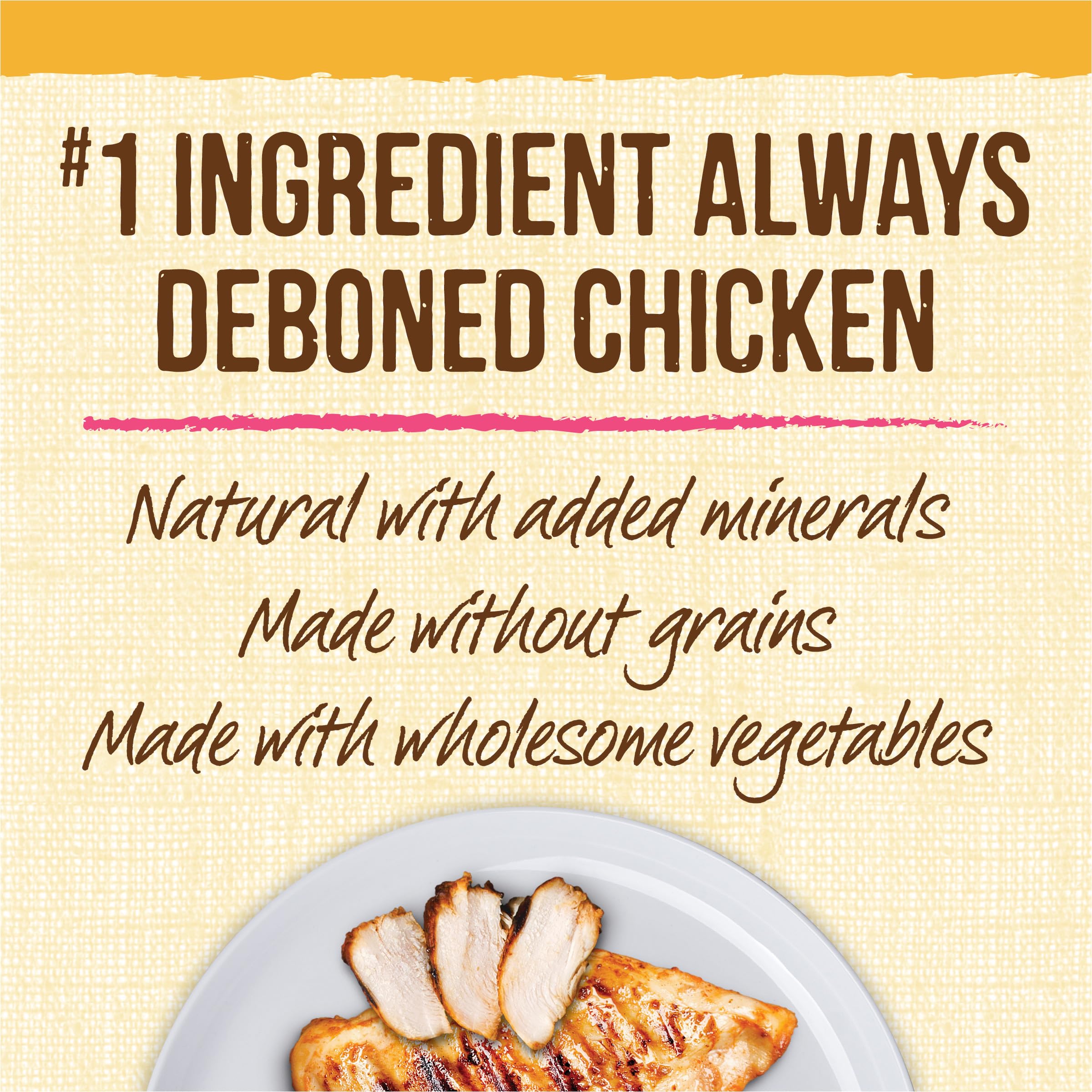 Merrick Lil’ Plates Grain Free Small Dog Treats, Natural Training Treats For Small Dogs, Lil’ Chunky Chicken - 5 oz. Pouch - Image 3