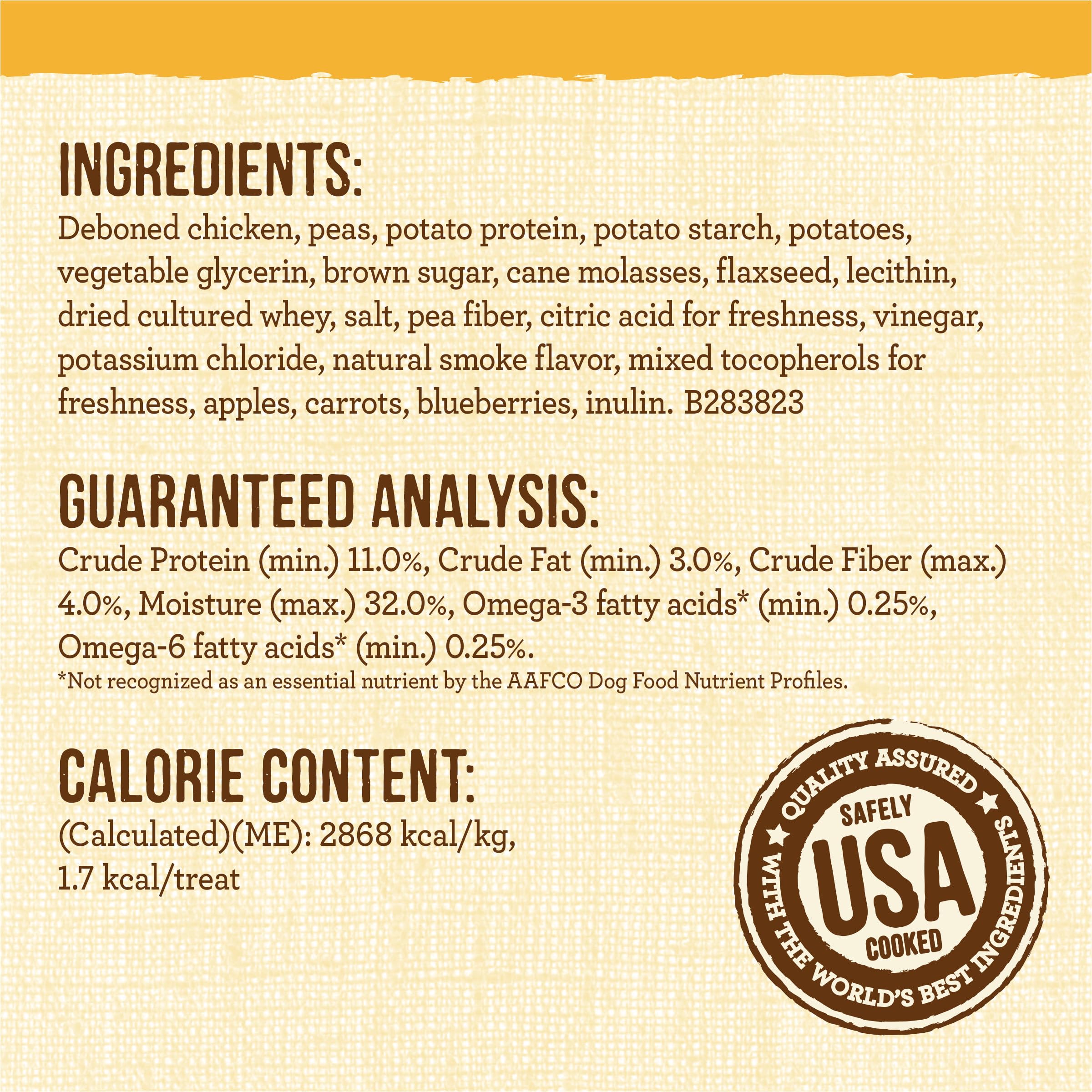 Merrick Lil’ Plates Grain Free Small Dog Treats, Natural Training Treats For Small Dogs, Lil’ Chunky Chicken - 5 oz. Pouch - Image 5