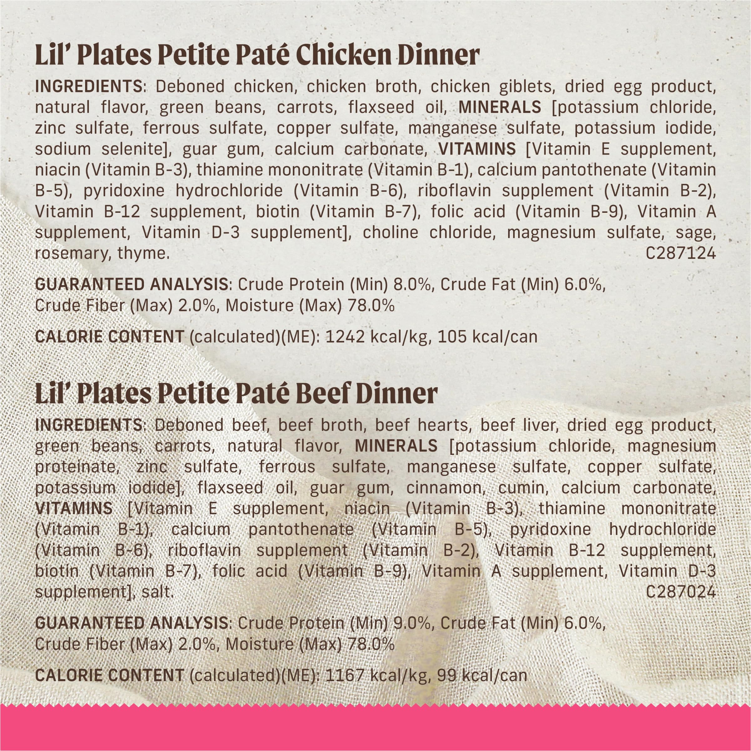 Merrick Lil’ Plates Petite Pates Premium Grain Free Wet Dog Food Variety Pack, Natural Beef, Chicken, Turkey - (Pack of 12) 3 oz. Cans - Image 7