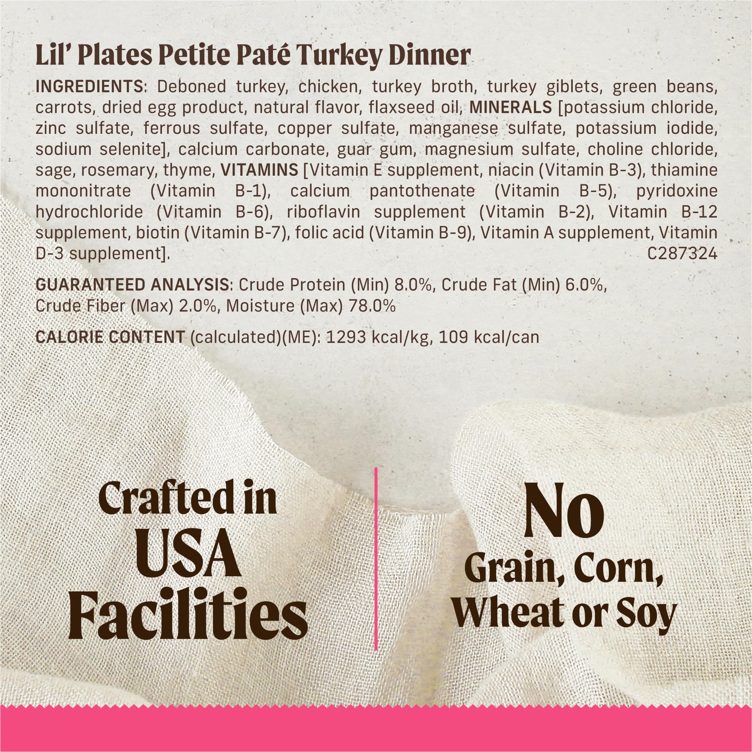 Merrick Lil’ Plates Petite Pates Premium Grain Free Wet Dog Food Variety Pack, Natural Beef, Chicken, Turkey - (Pack of 12) 3 oz. Cans - Image 8