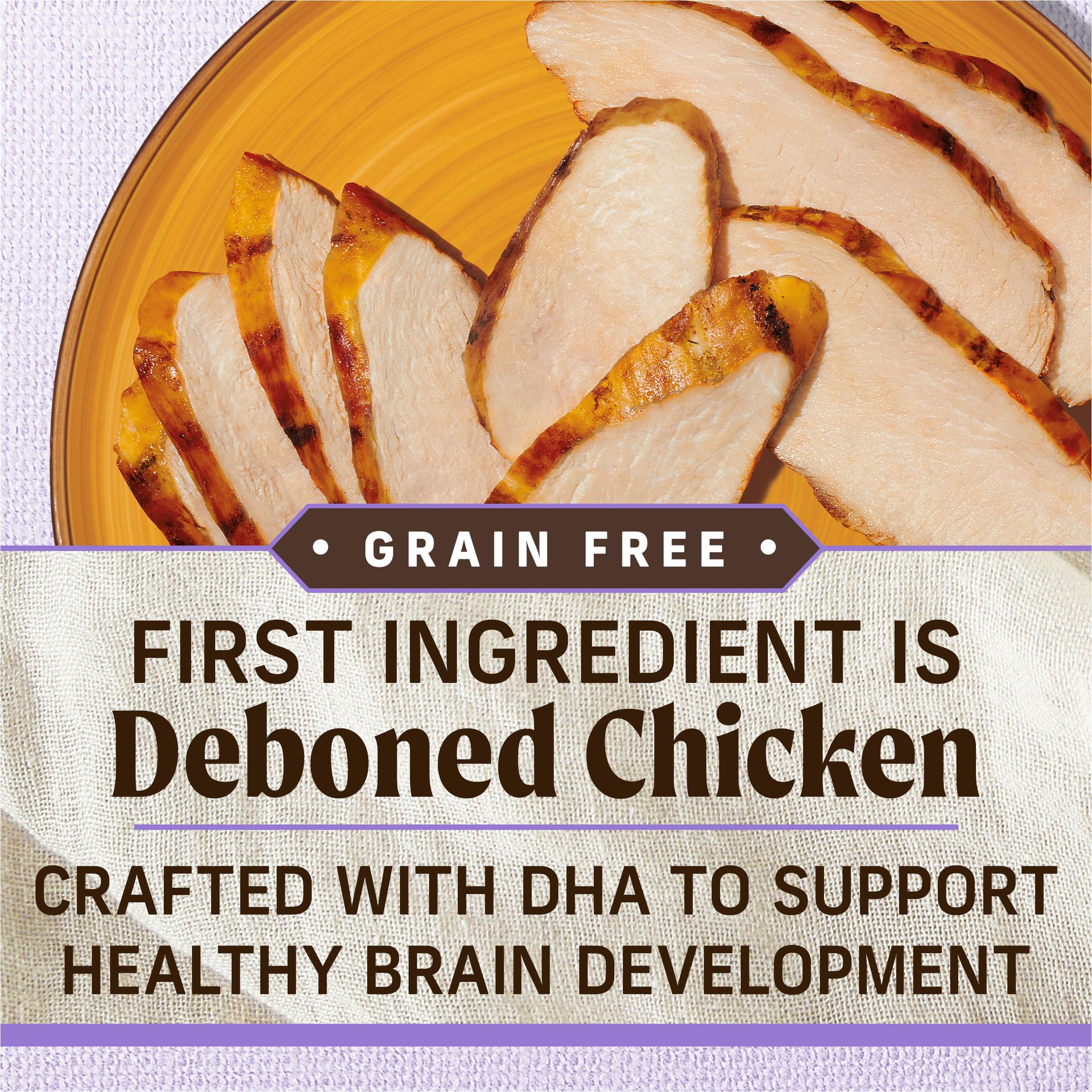 Merrick Lil’ Plates Premium Grain Free Dry Puppy Food for Small Dogs, Real Chicken and Sweet Potato Kibble - 12.0 lb. Bag - Image 7