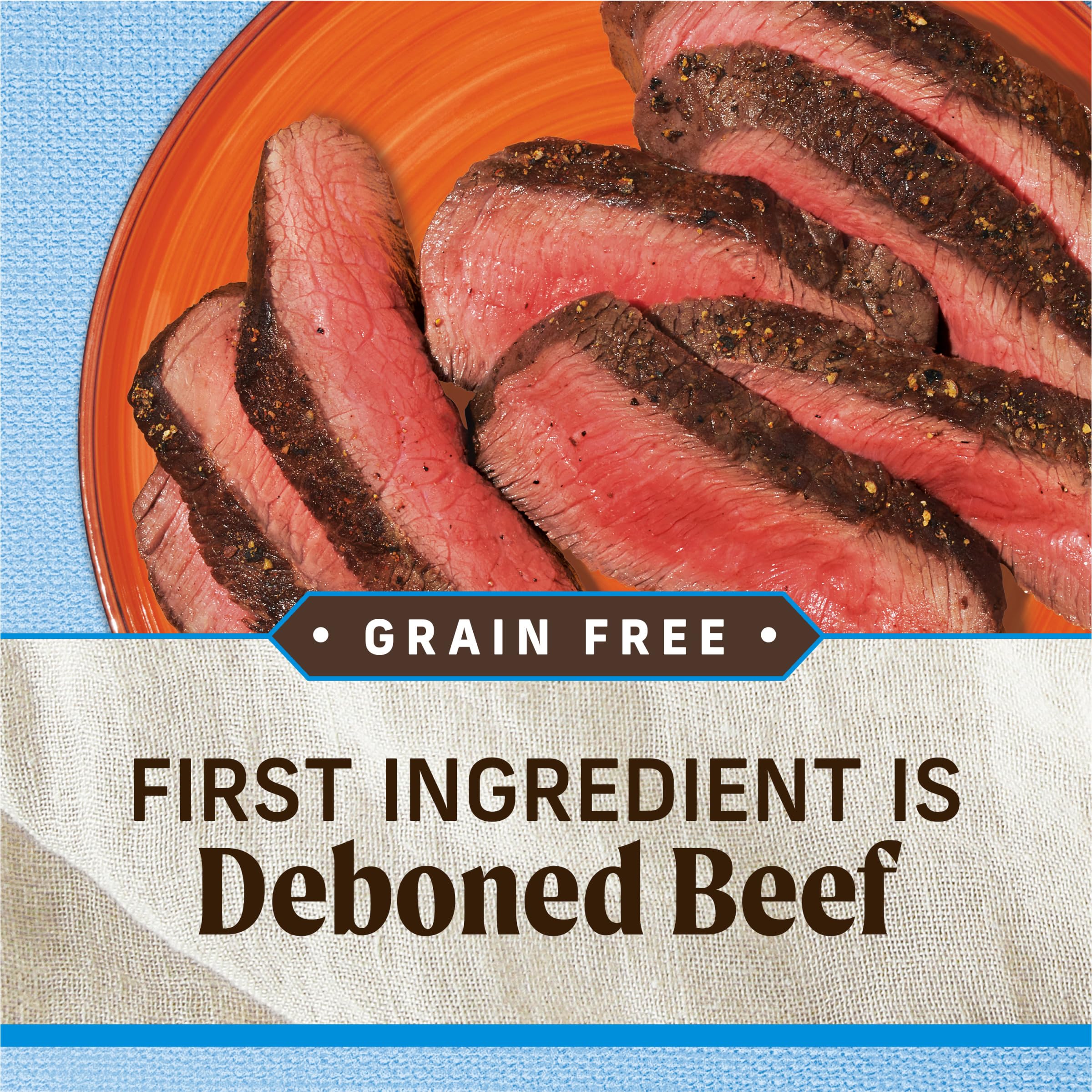 Merrick Lil’ Plates Premium Grain Free Natural Wet Dog Food For Small Dogs Surfin' And Turfin' Supper In Gravy - (Pack of 12) 3.5 oz. Tubs - Image 5