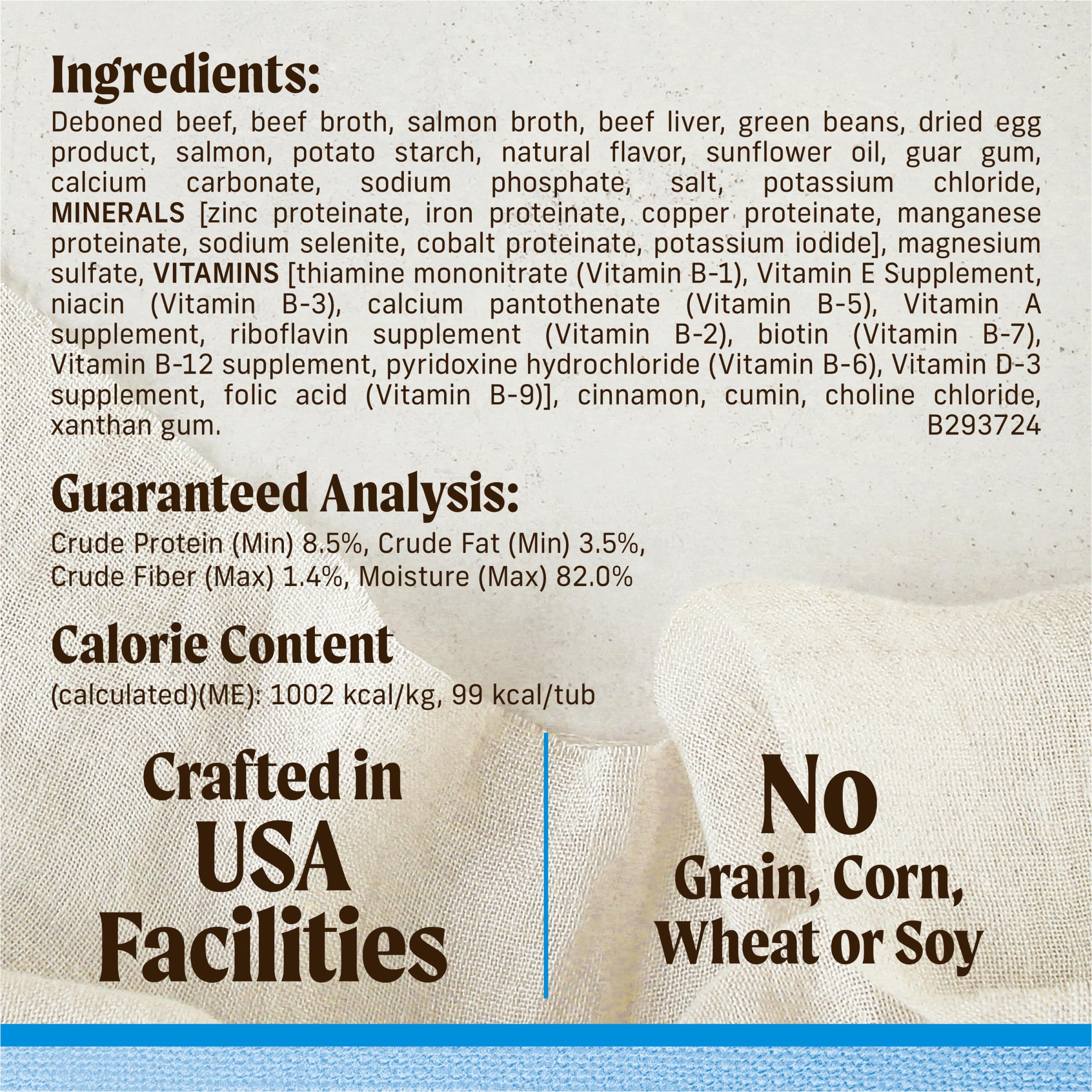 Merrick Lil’ Plates Premium Grain Free Natural Wet Dog Food For Small Dogs Surfin' And Turfin' Supper In Gravy - (Pack of 12) 3.5 oz. Tubs - Image 7