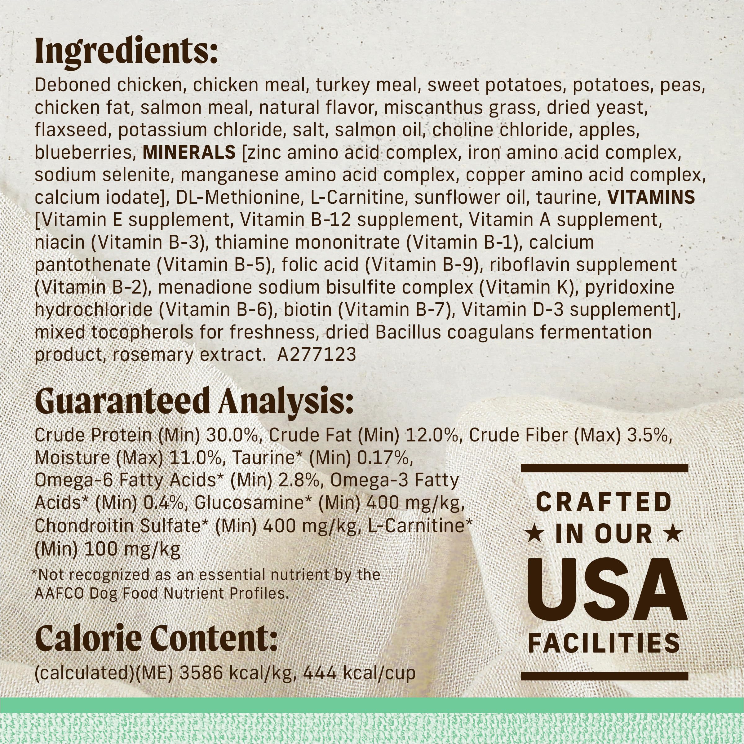 Merrick Lil’ Plates Premium Grain Free Senior Dry Dog Food For Small Dogs, Real Chicken, Sweet Potato Kibble - 4.0 lb. Bag - Image 5