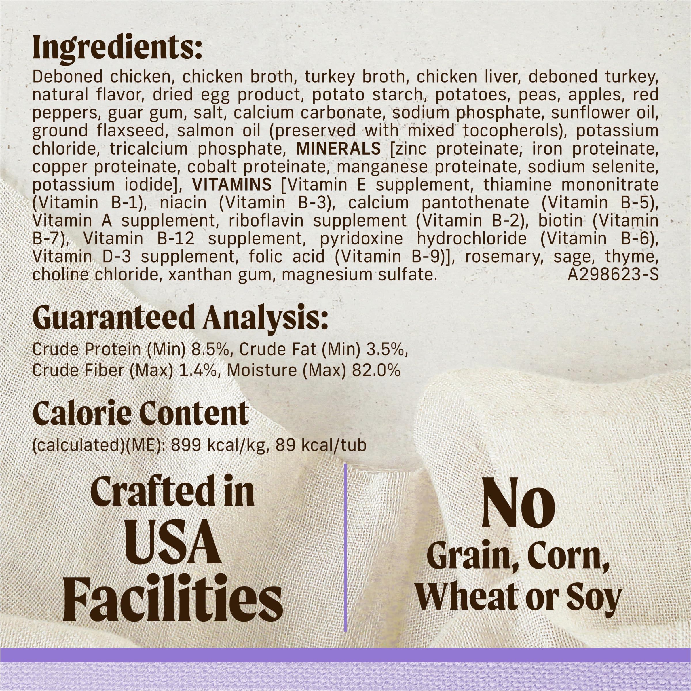 Merrick Lil Plates Wet Dog Food for Small Breed Puppies, Pint-Sized Puppy Plate in Gravy with Real Deboned Chicken, 3.5 oz Tub - Image 7