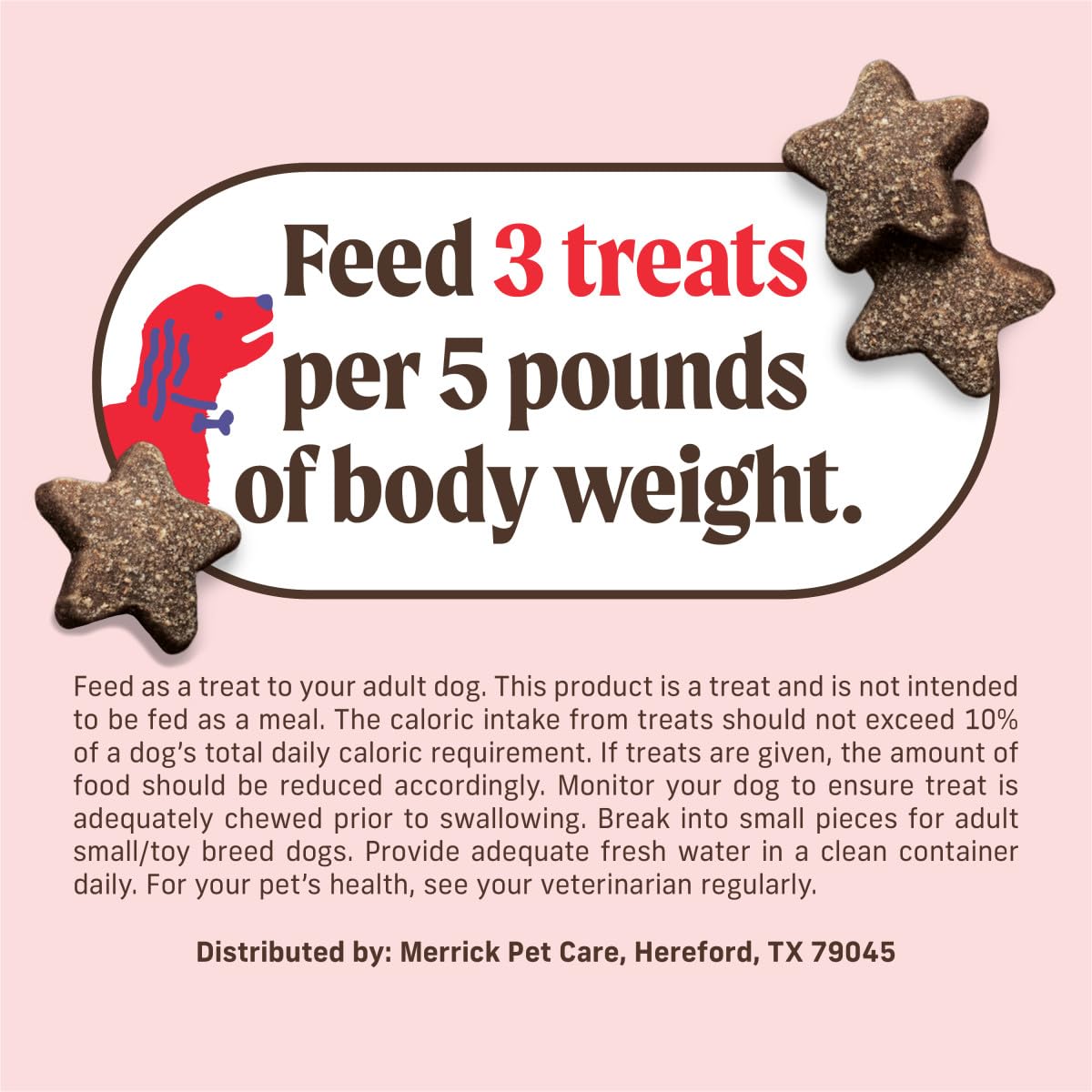 Merrick Power Bites Natural Soft And Chewy Real Meat Dog Treats, Grain Free Snack With Real Beef Recipe - 6 oz. Bag - Image 7