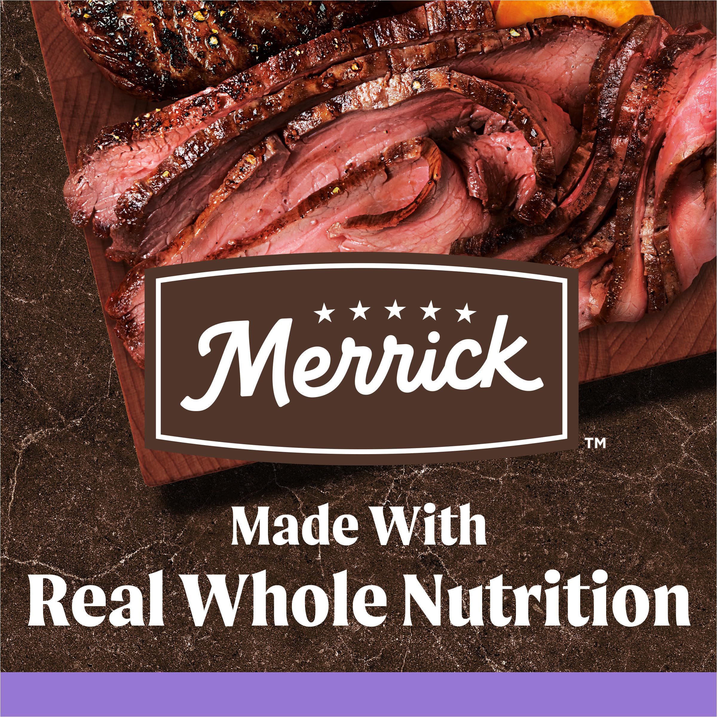 Merrick Premium Grain Free Dry Puppy Food, Wholesome and Natural Kibble with Real Texas Beef and Sweet Potato - 22.0 lb. Bag - Image 3