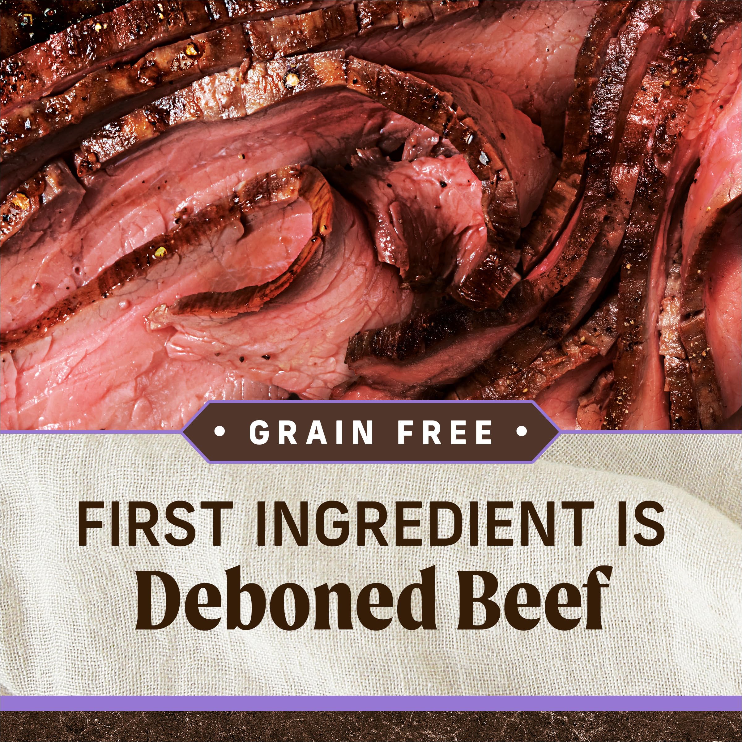 Merrick Premium Grain Free Dry Puppy Food, Wholesome and Natural Kibble with Real Texas Beef and Sweet Potato - 22.0 lb. Bag - Image 4