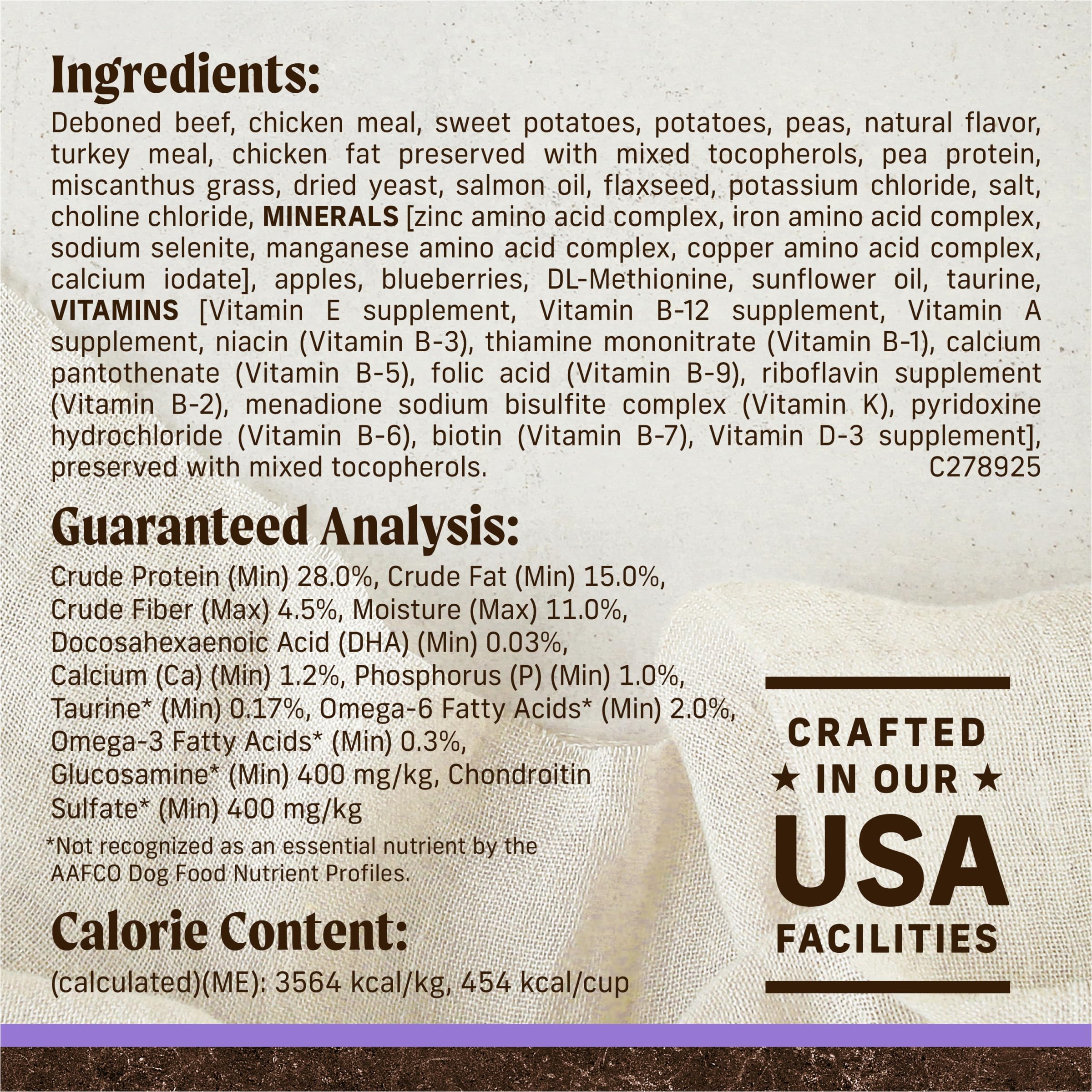 Merrick Premium Grain Free Dry Puppy Food, Wholesome and Natural Kibble with Real Texas Beef and Sweet Potato - 22.0 lb. Bag - Image 5