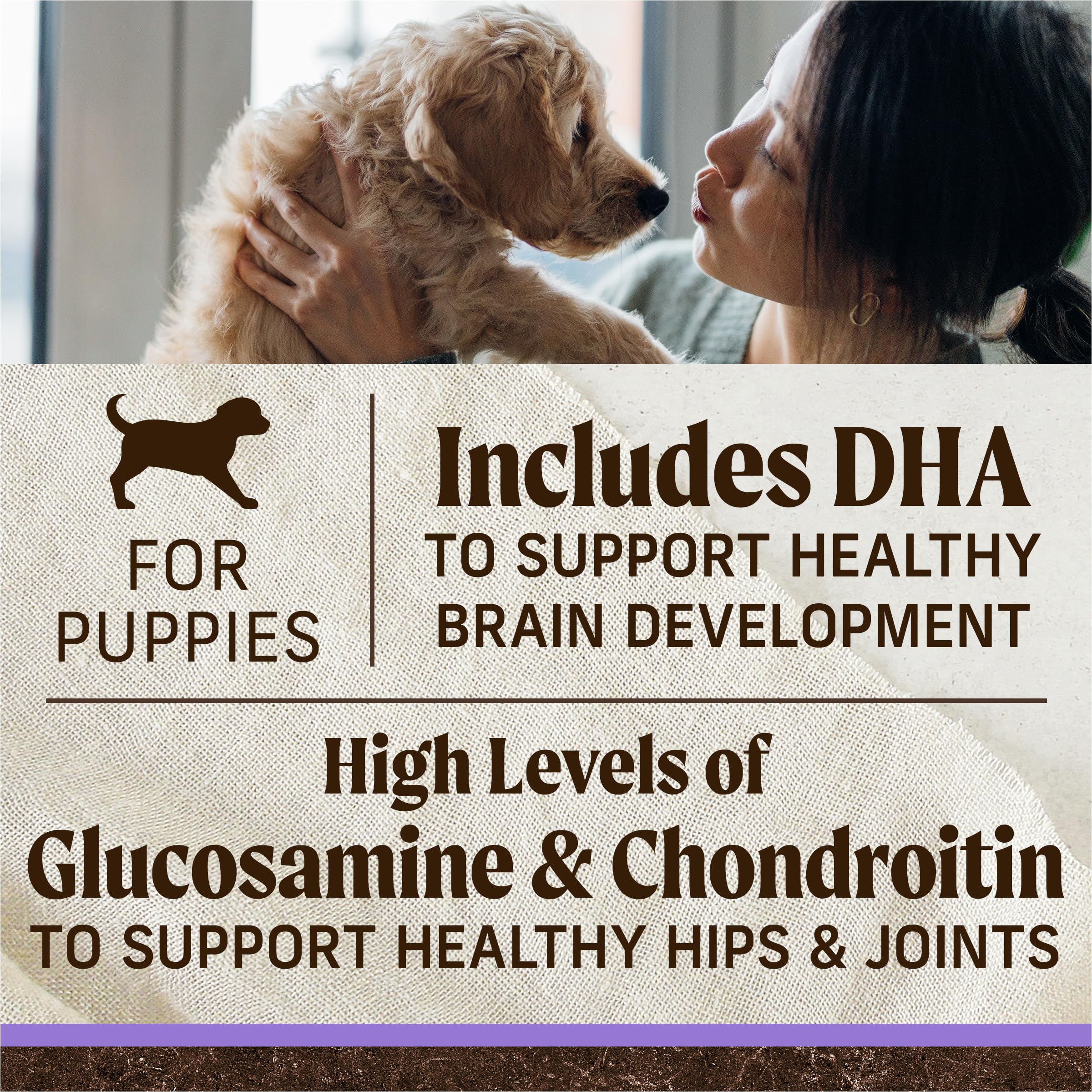 Merrick Premium Grain Free Dry Puppy Food, Wholesome And Natural Kibble With Real Chicken and Sweet Potato - 22.0 lb. Bag - Image 8