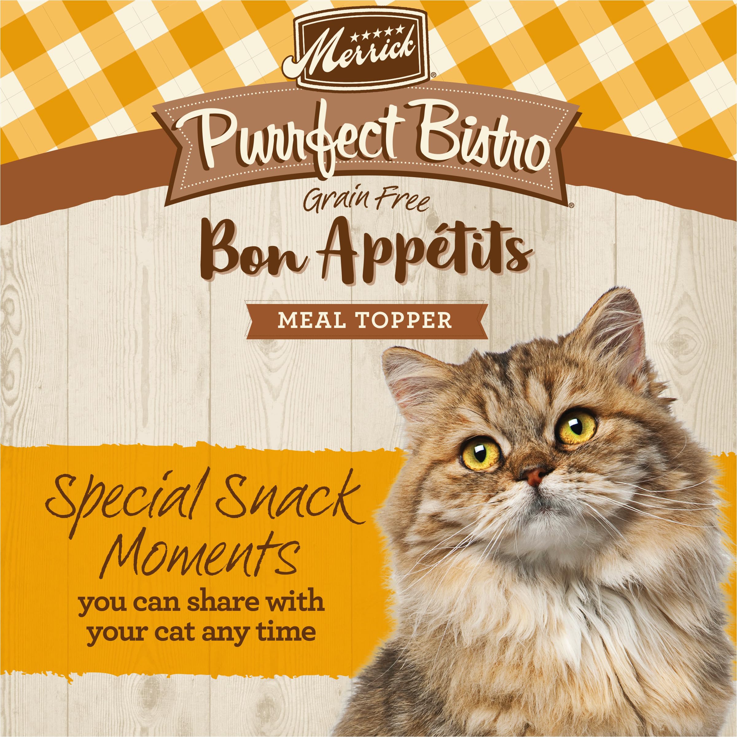 Merrick Purrfect Bistro Bon Appetits Grain Free Wet Cat Food Chicken Recipe Morsels in Gravy - (Pack of 24) 3 oz. Pouches - Image 3