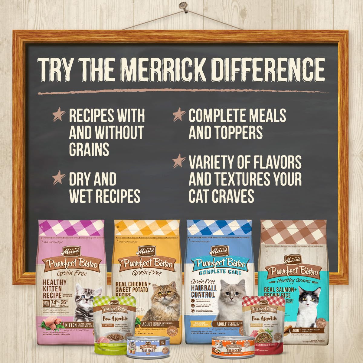 Merrick Purrfect Bistro Bon Appetits Premium Grain Free Wet Cat Food Topper, Chicken Recipe Chunks In Gravy - (Pack of 24) 3 oz. Pouches - Image 7