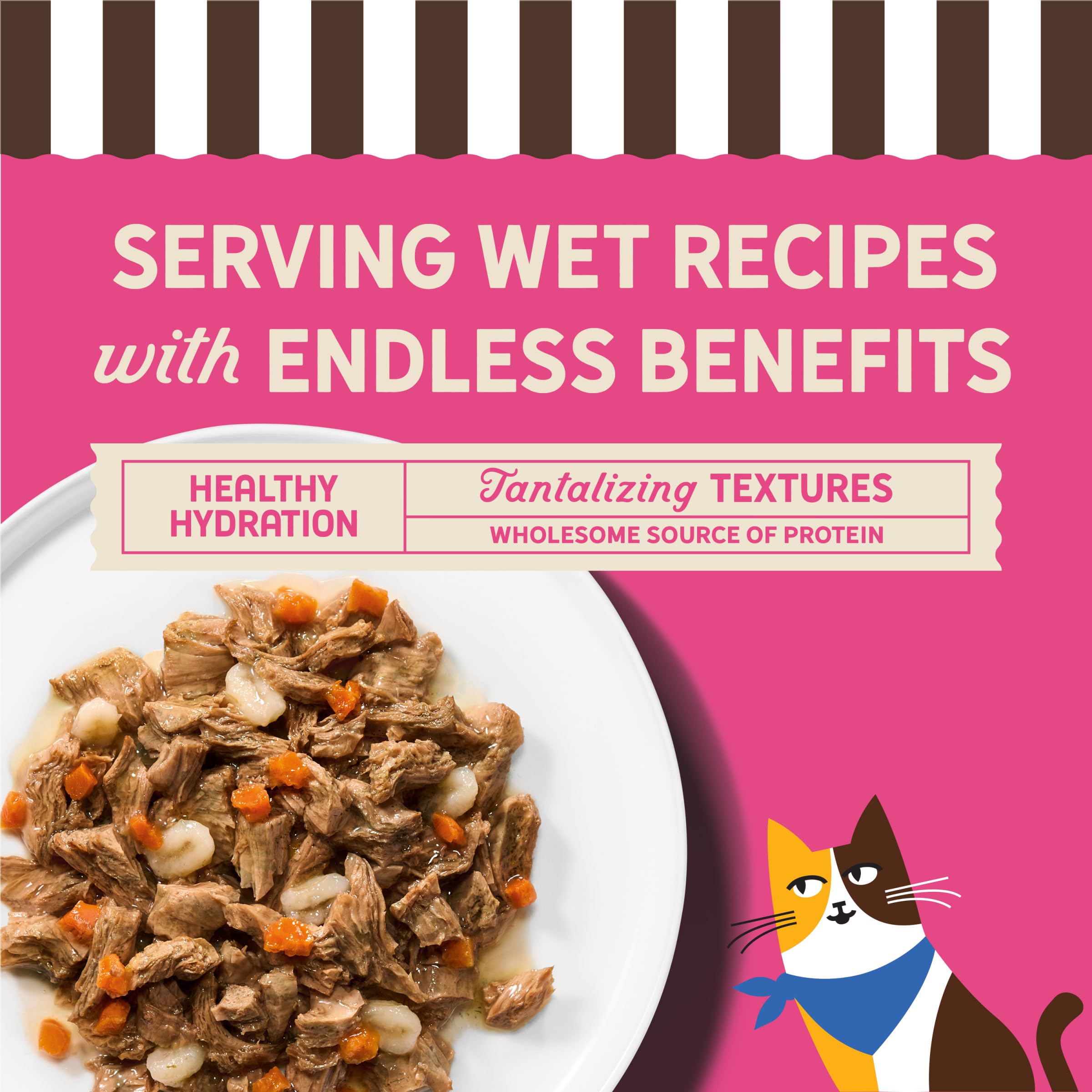 Merrick Purrfect Bistro Braised Pork, Carrot and Barley Recipe Grilled Wet Cat Food in Gravy, Delicious Premium Ingredient High Protein Cat Food - (Pack of 24) 3 oz. Cans - Image 4