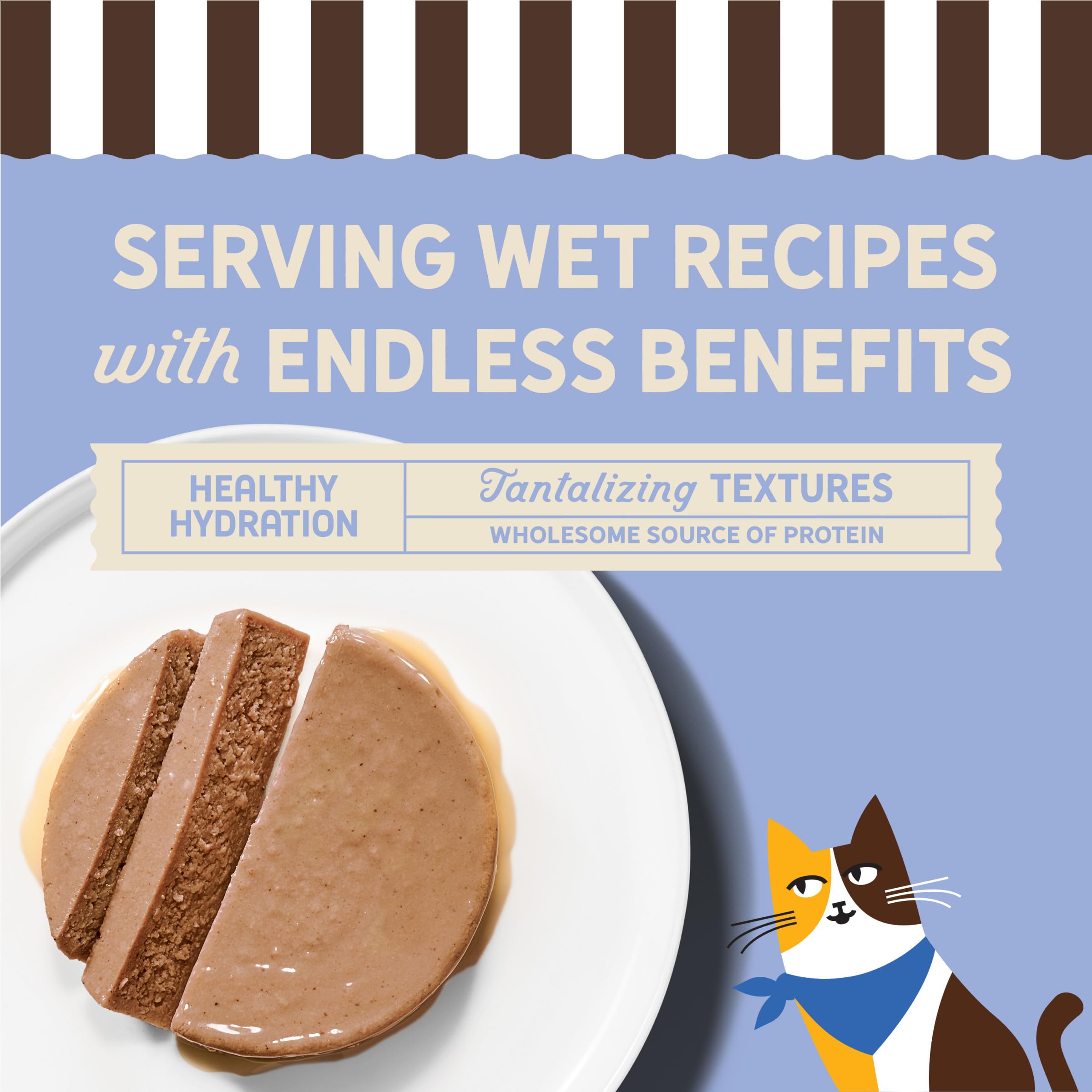 Merrick Purrfect Bistro Grain Free Premium Soft Canned Pate Adult Wet Cat Food, High Protein Tuna Recipe - (Pack of 24) 3 oz. Cans - Image 5