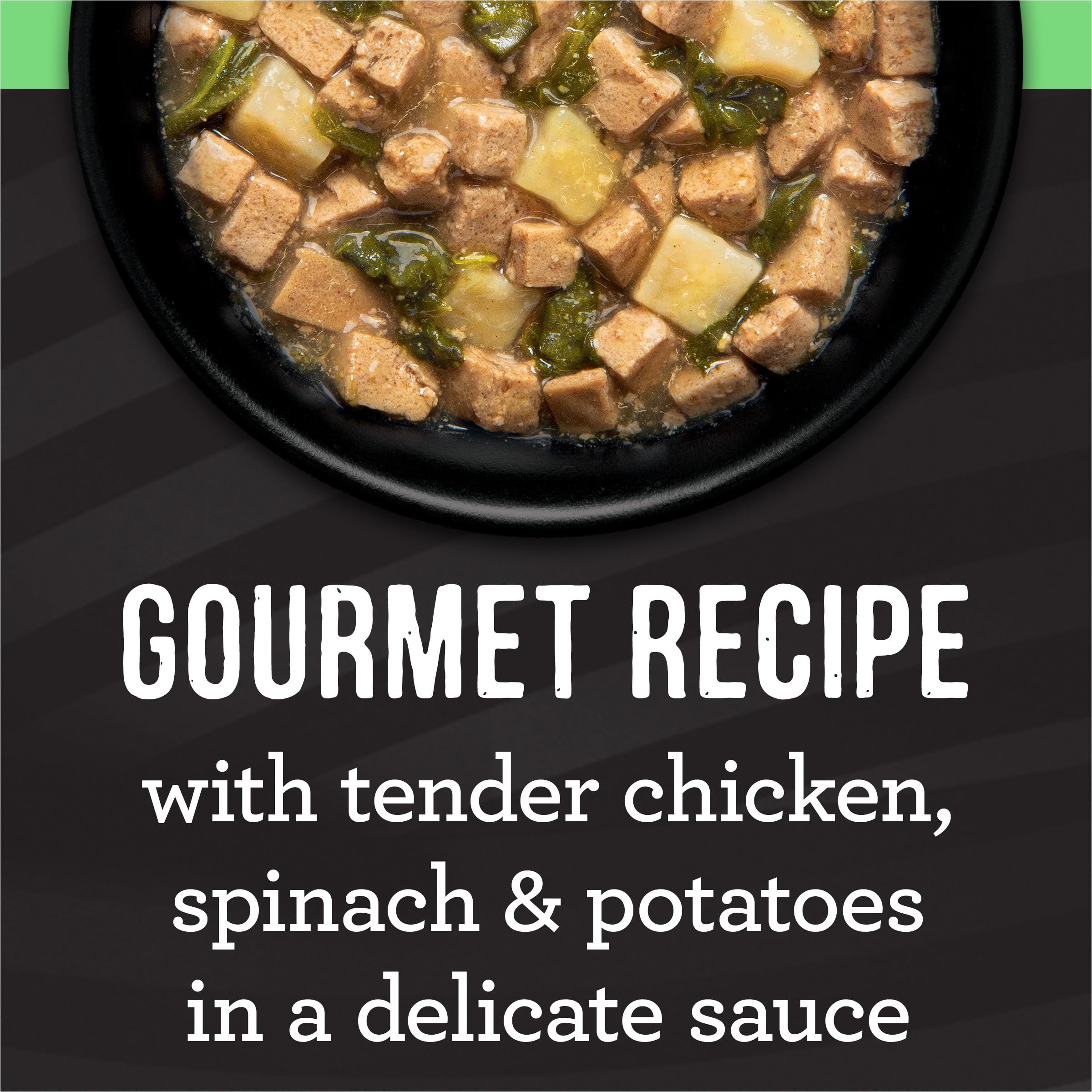 Merrick Purrfect Bistro Soirees Grain Free Natural Wet Canned Cat Food with Gravy, Chicken Divan Recipe - (Pack of 24) 2.75 oz. Cans - Image 3