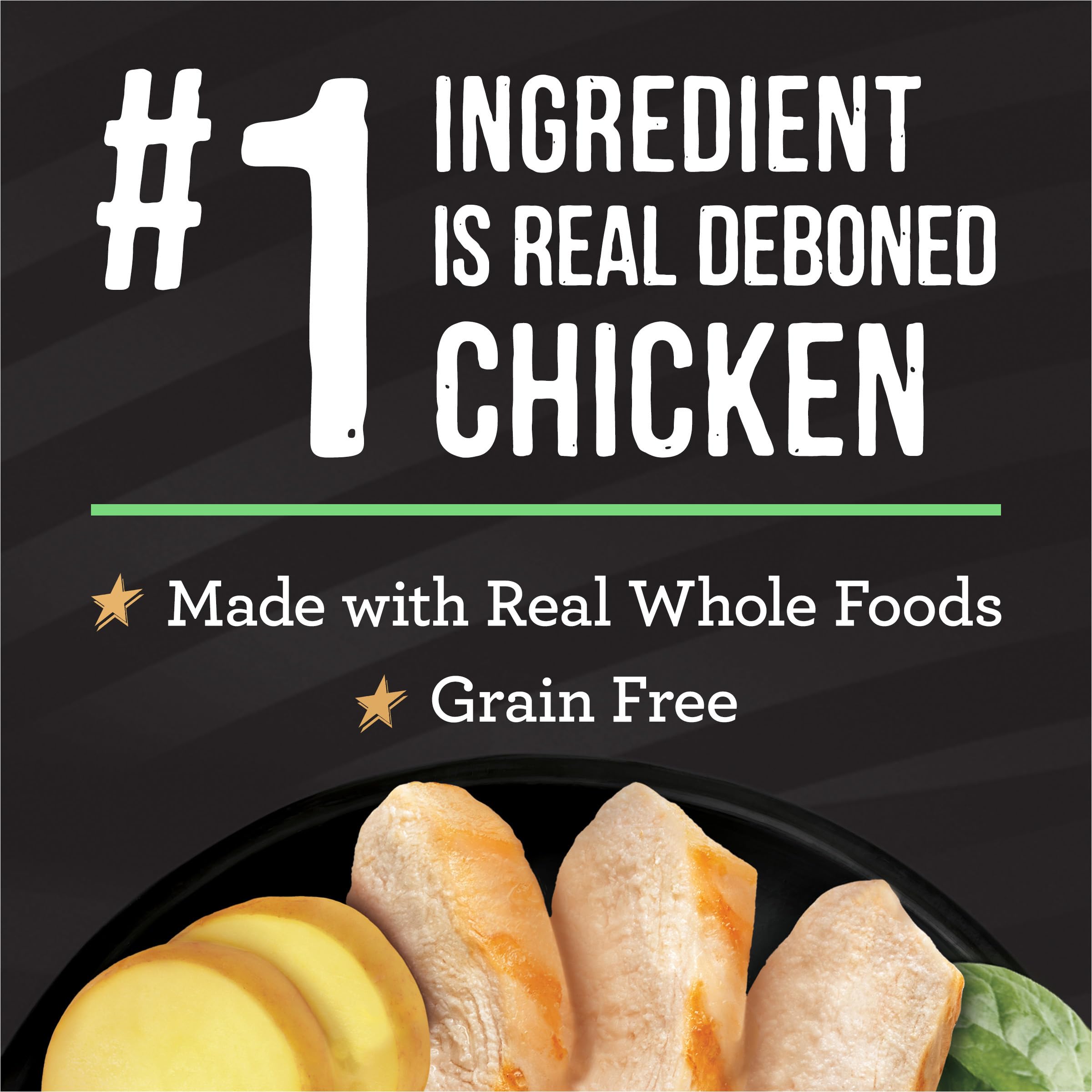 Merrick Purrfect Bistro Soirees Grain Free Natural Wet Canned Cat Food with Gravy, Chicken Divan Recipe - (Pack of 24) 2.75 oz. Cans - Image 4