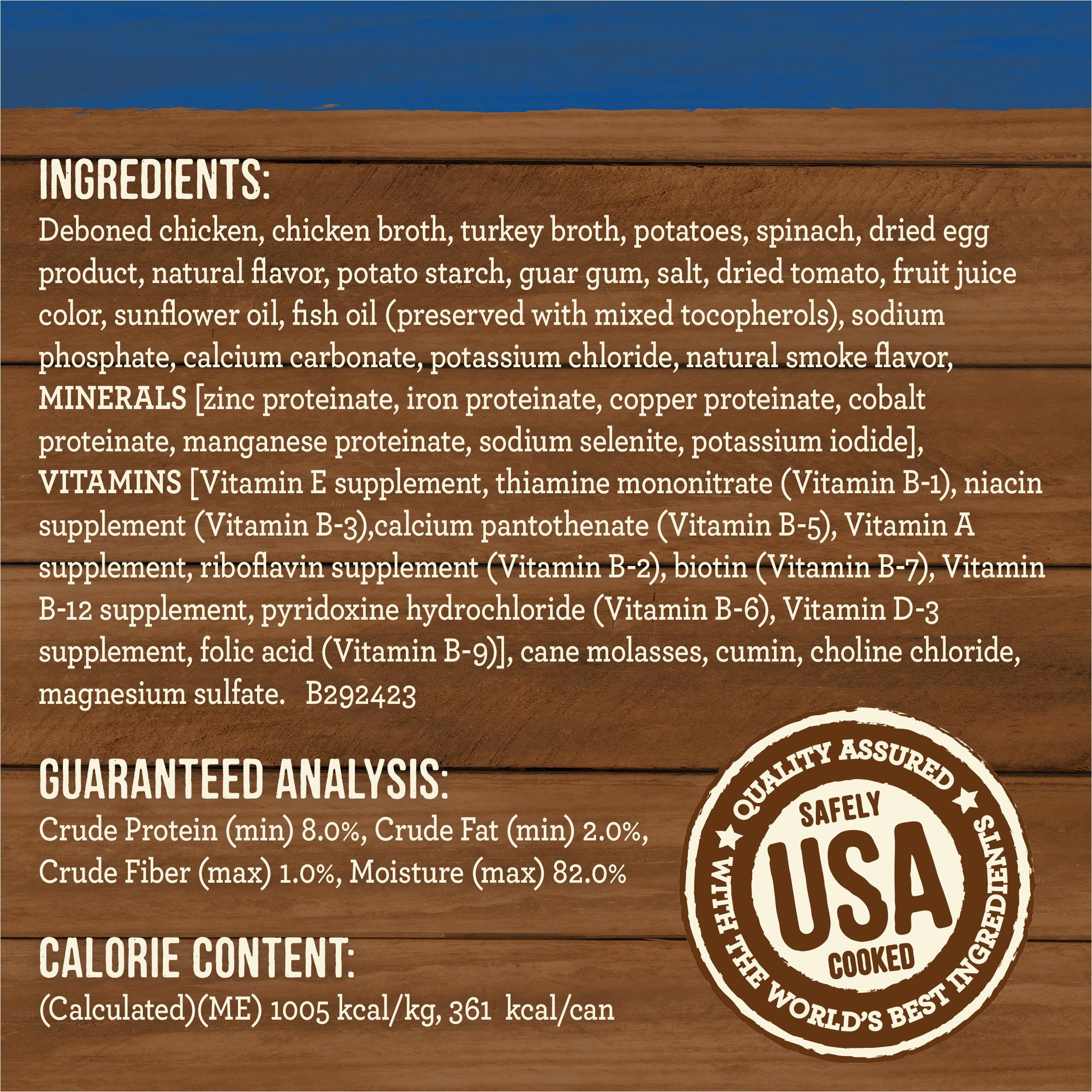 Merrick Slow-Cooked BBQ Premium Real Meat Grain Free Canned Adult Dog Food, Memphis Style With Glazed Chicken - (Pack of 12) 12.7 oz. Cans - Image 5